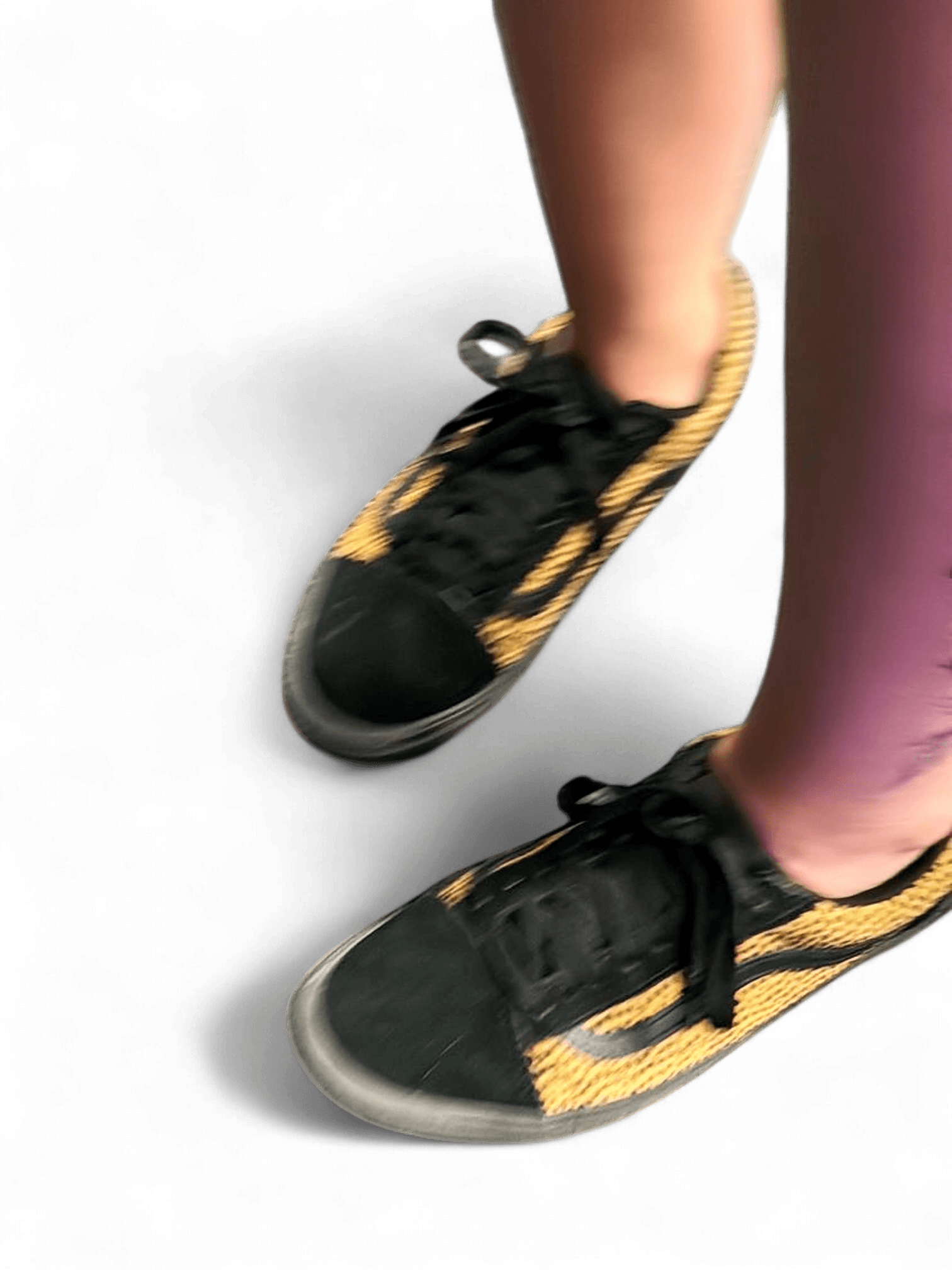 Vans Old Skool Black & Yellow Spotted Sneakers 2