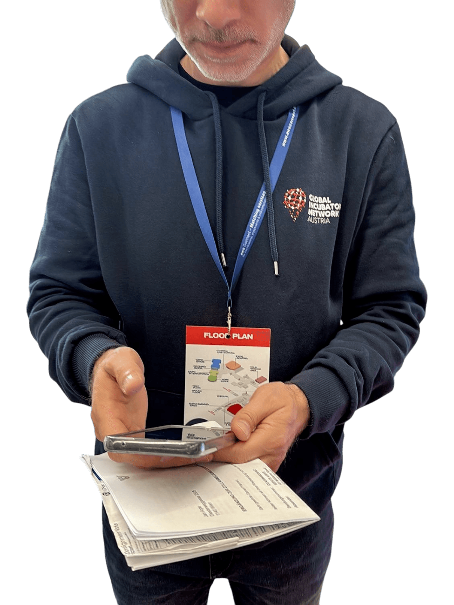 Global Incubator Network Austria Hoodie - Schwarz 1