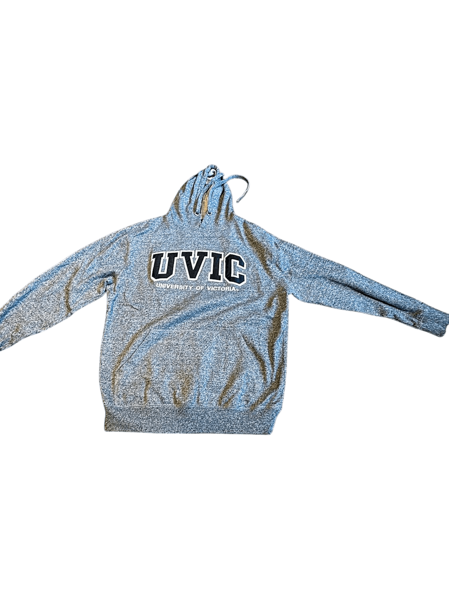 UVIC University of Victoria Grey Hoodie by Hot Line Apparel - Size S/P 1