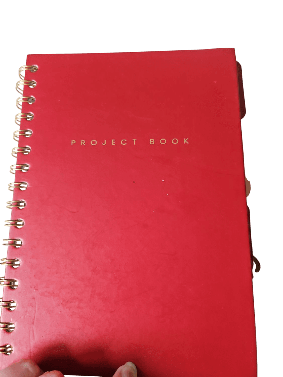 Woodmansterne Red Project Book - Spiral Bound with Tabs (Used)