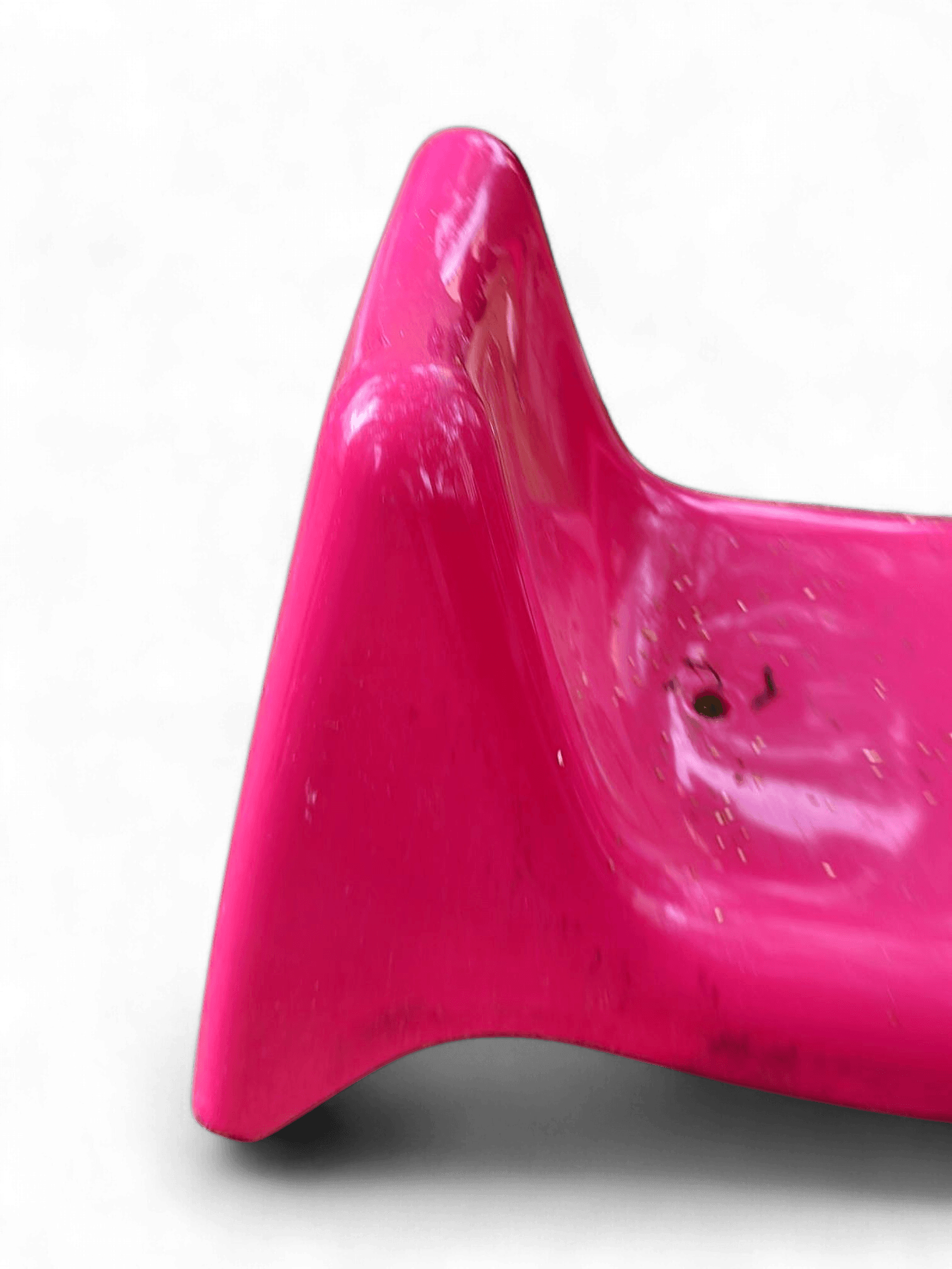 Pink Modern Plastic Outdoor Lounge Chair 2