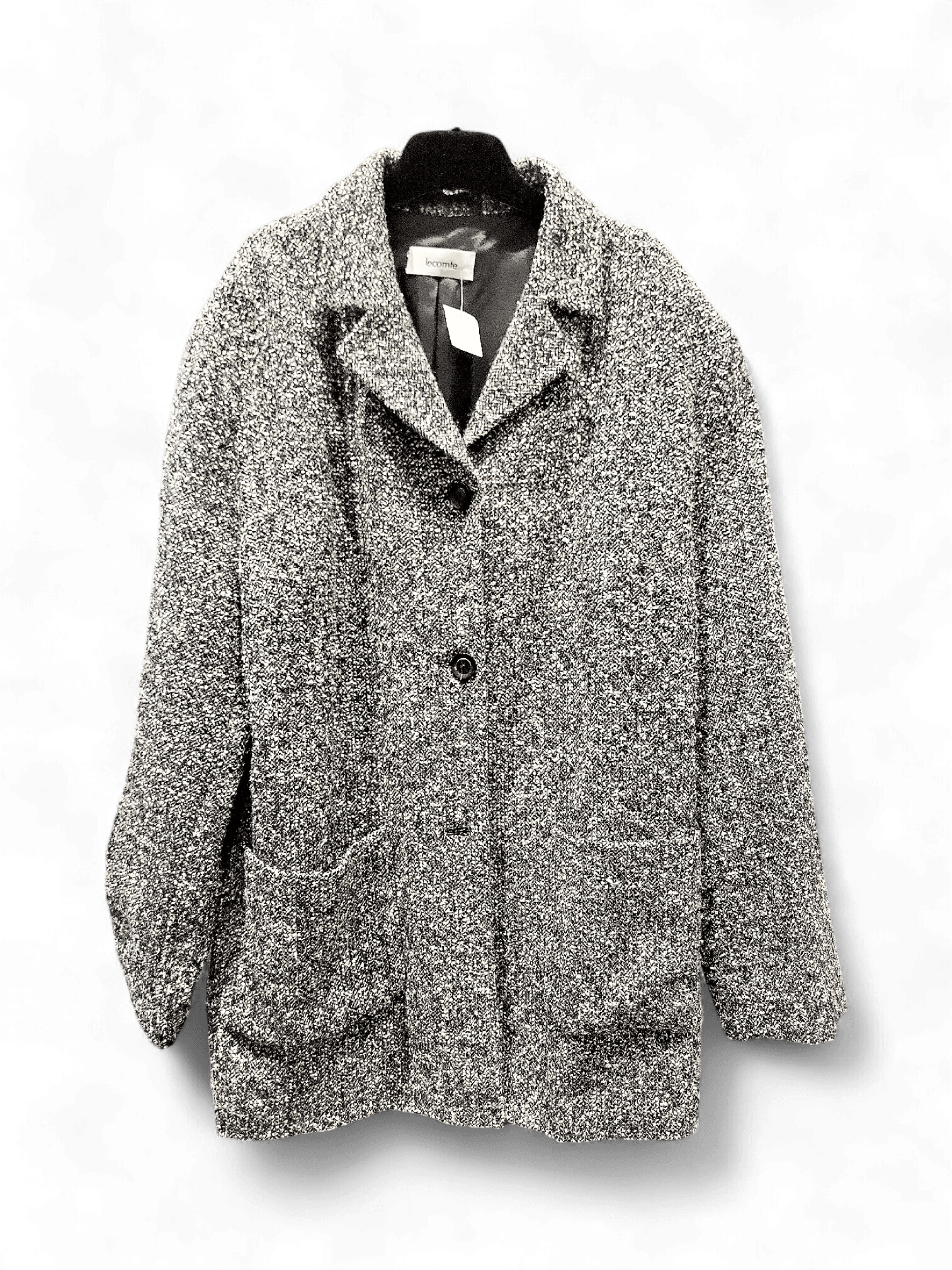 Chic Modern Wool-Blend Long Sleeve Coat 2