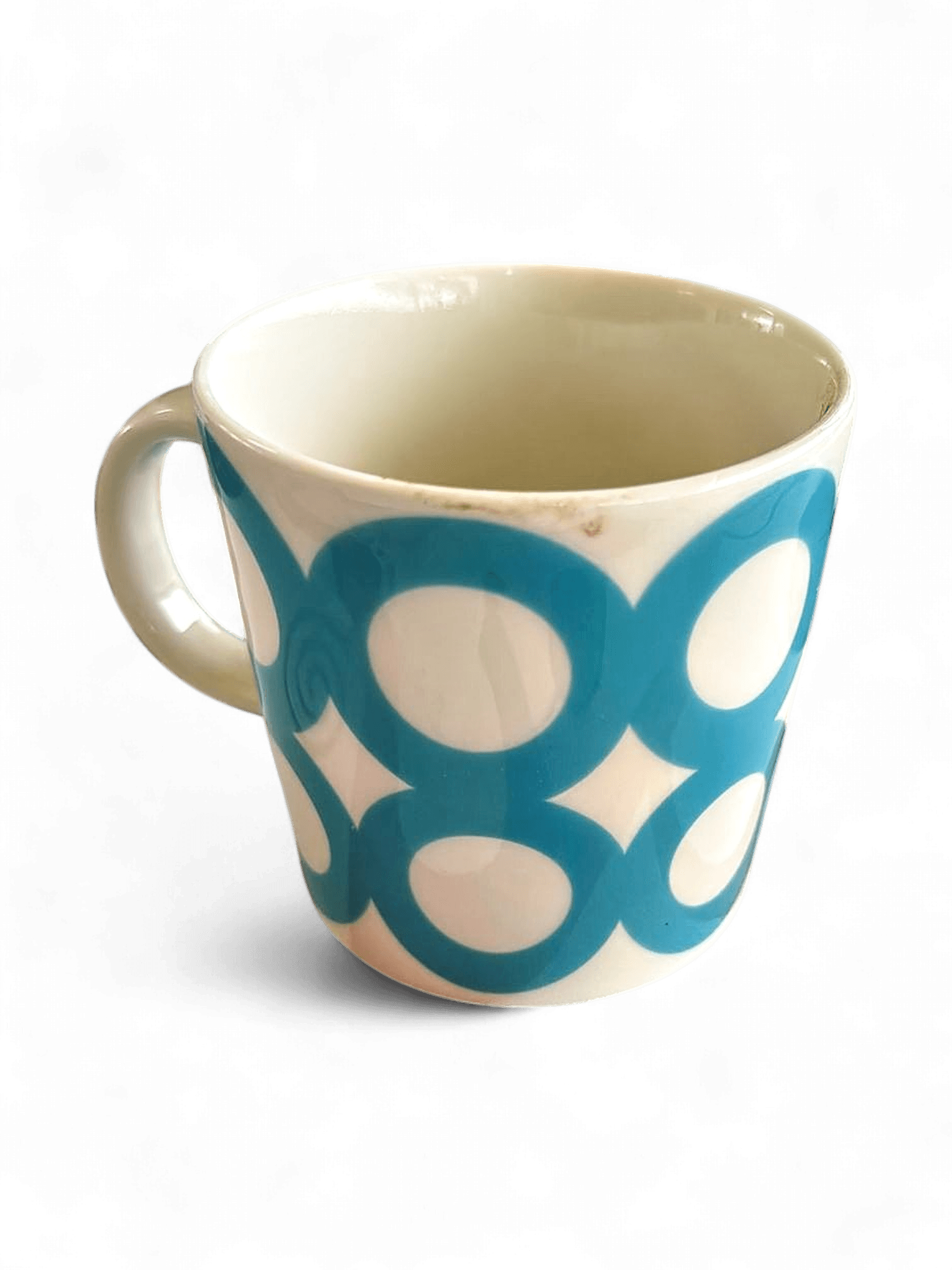 Ittala Blue Circle Pattern Ceramic Mug 1