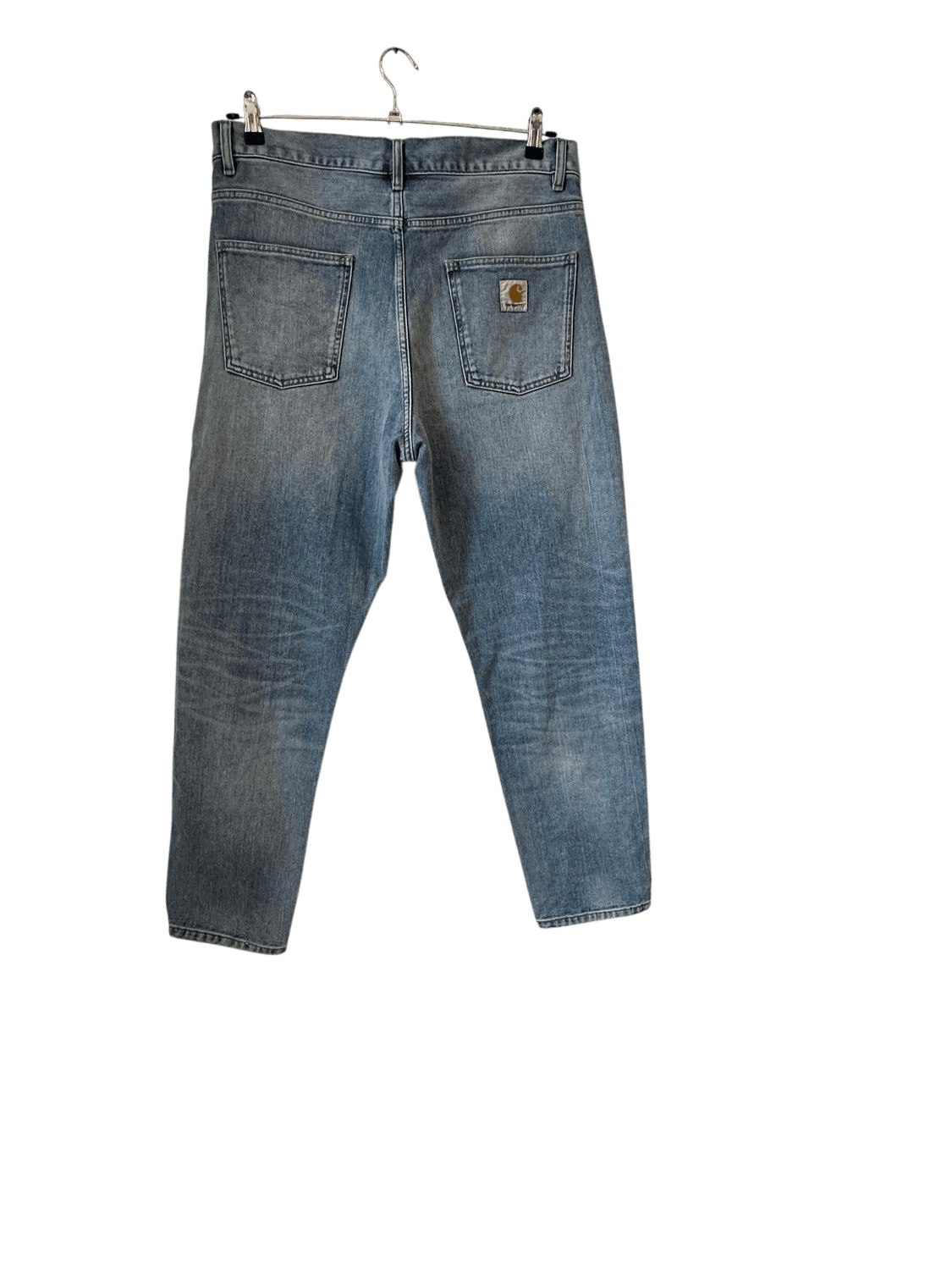 Carhartt Newel Pant Jeans - Light Blue Wash W34 3