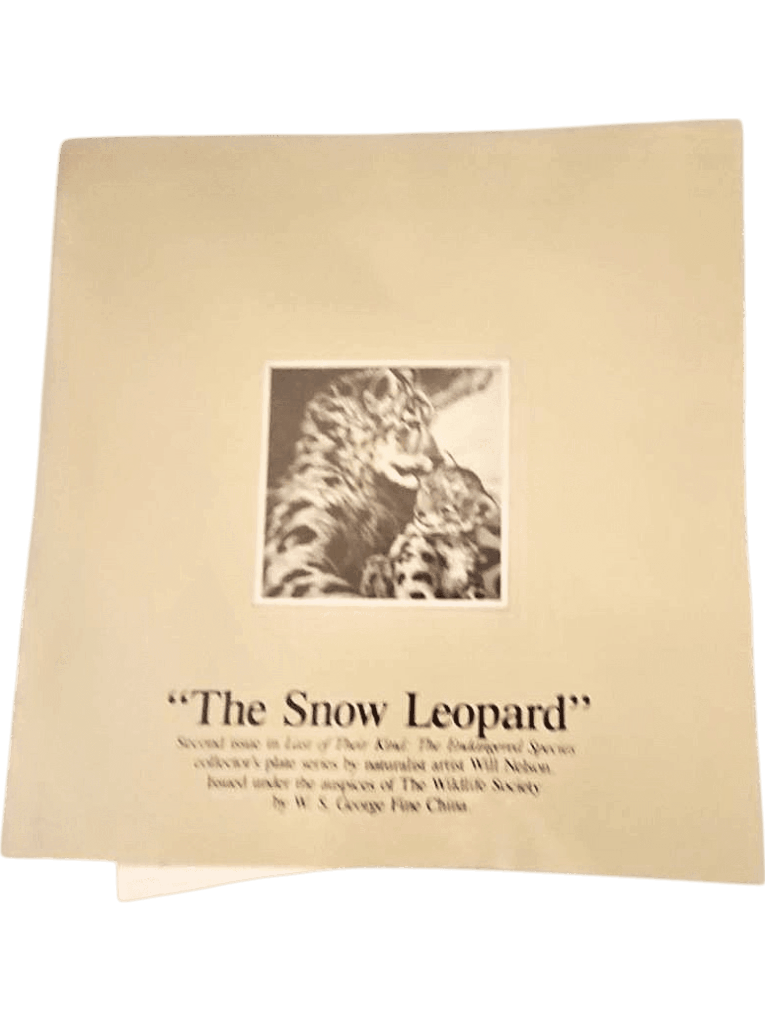 Bradford Exchange 'The Snow Leopard' Collector Plate by Will Nelson 4