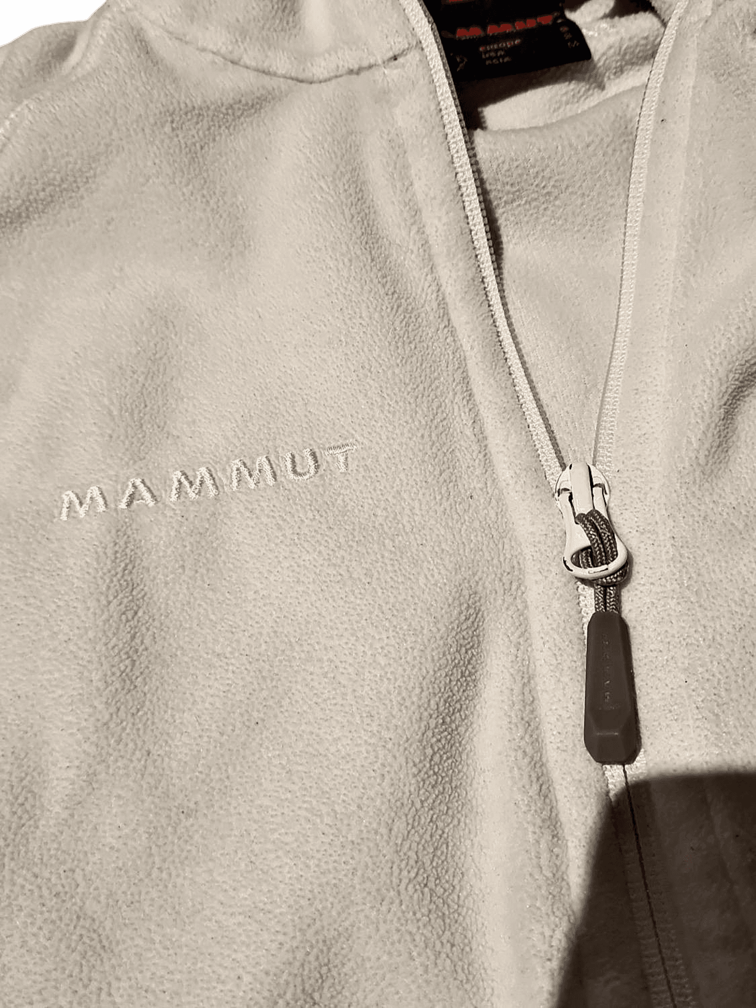 Mammut White Fleece Jacket - Women's Size S 3