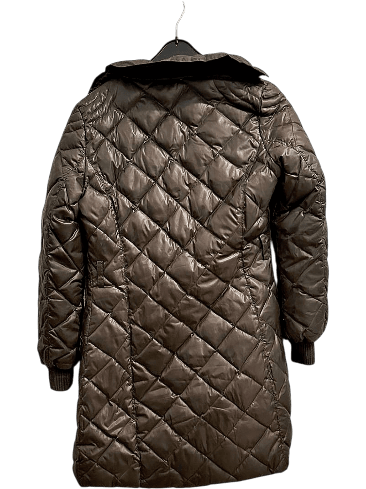 Alexandra Brown Quilted Down Parka Winter Coat - New with Tags 2