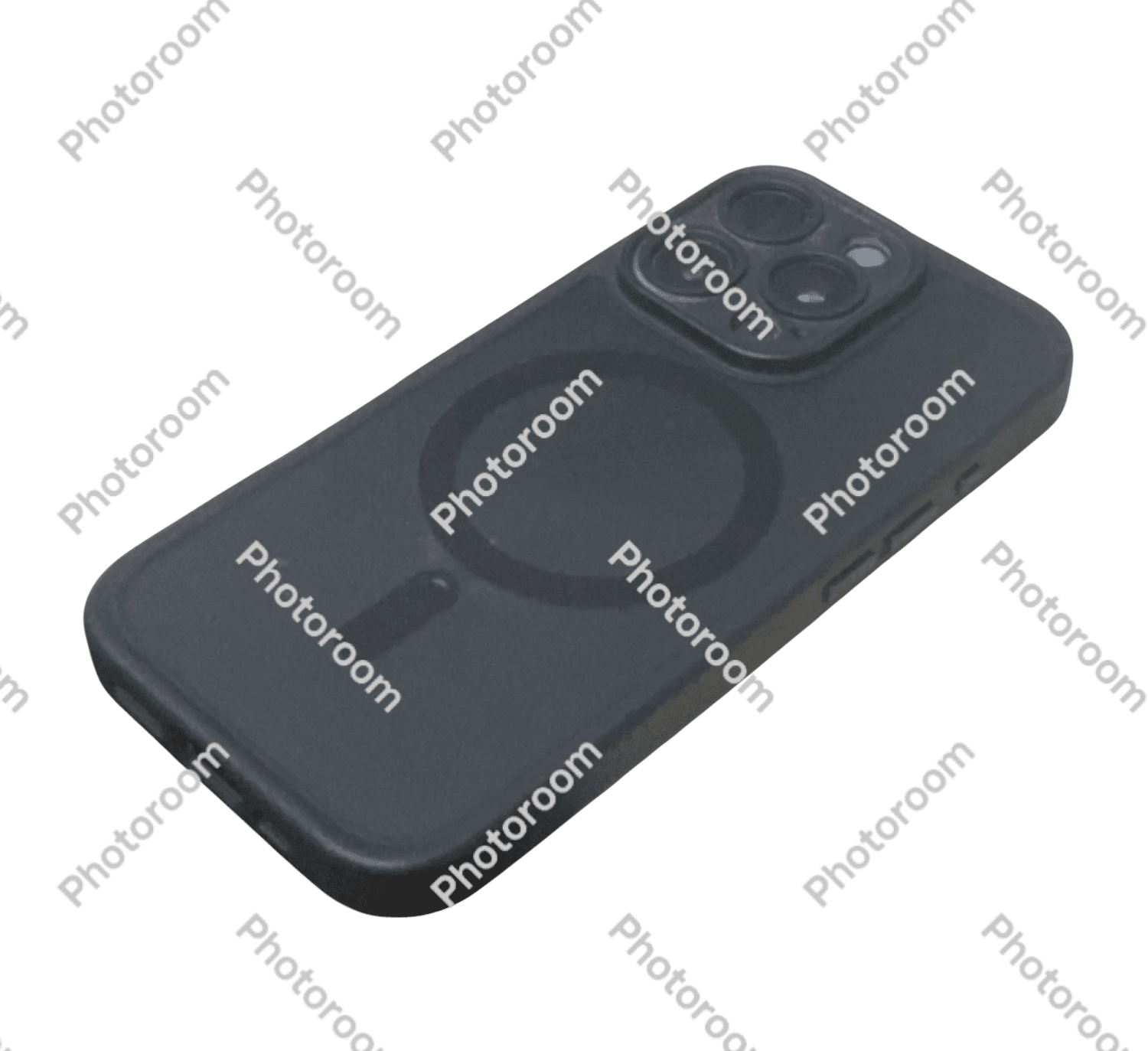 Apple iPhone with Black MagSafe Case