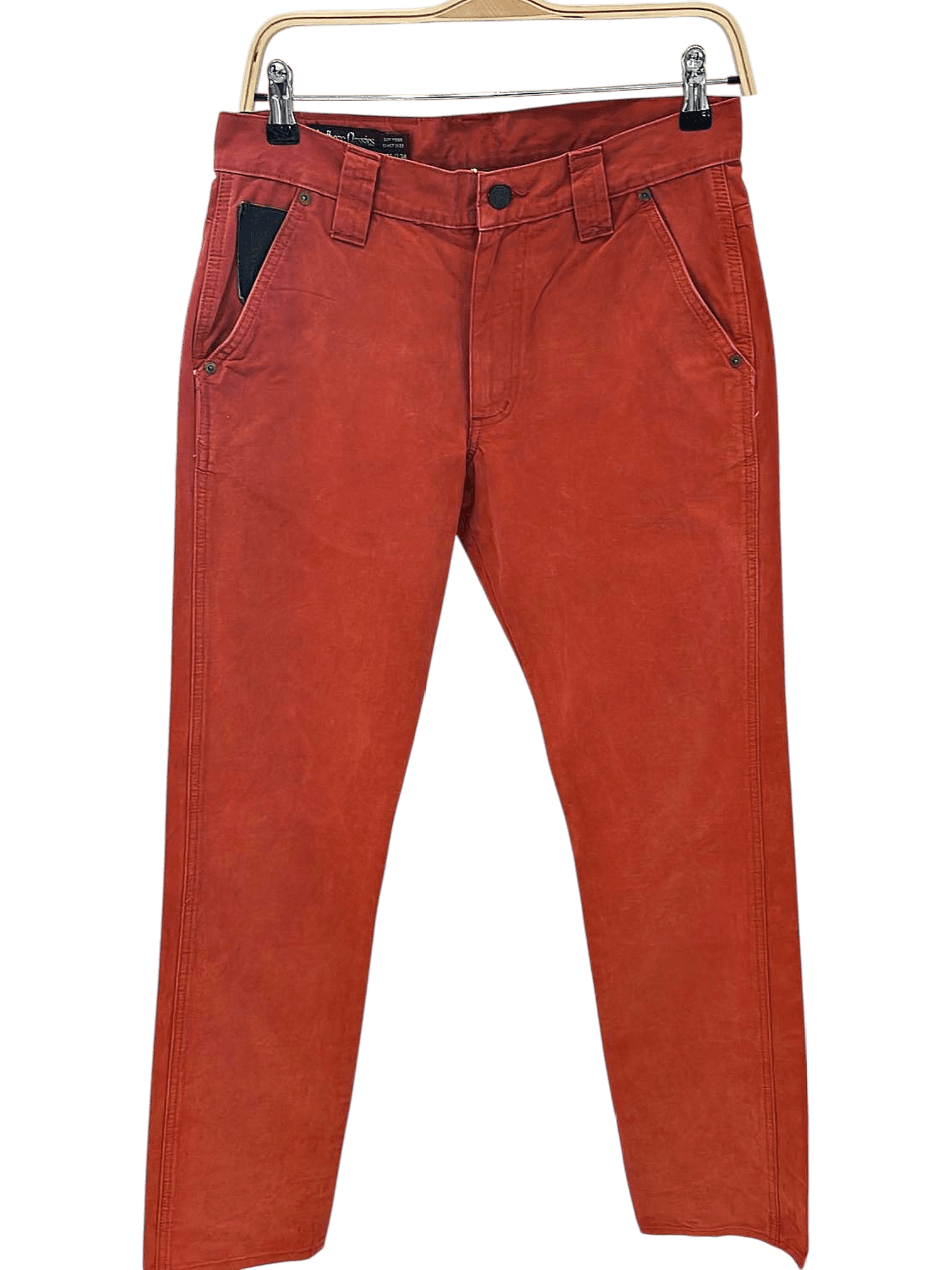 Marlboro Classics Rust Red Trousers - Size W31/L34 1