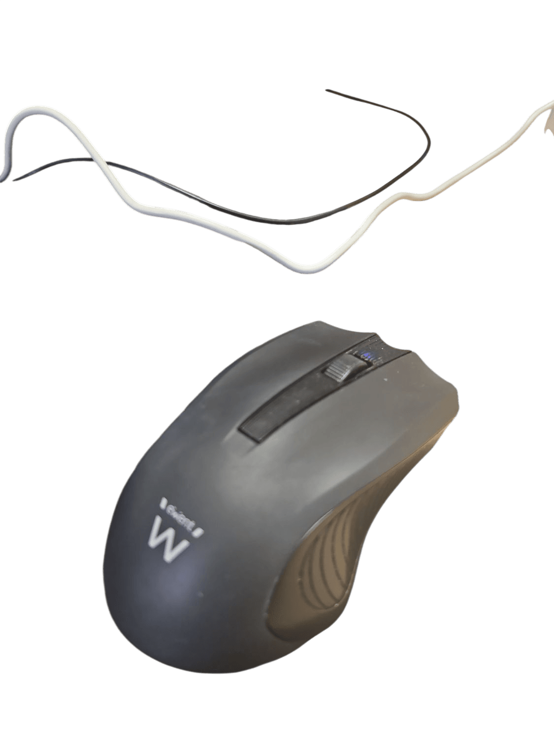 Ewent Black Wired Computer Mouse with Ergonomic Design