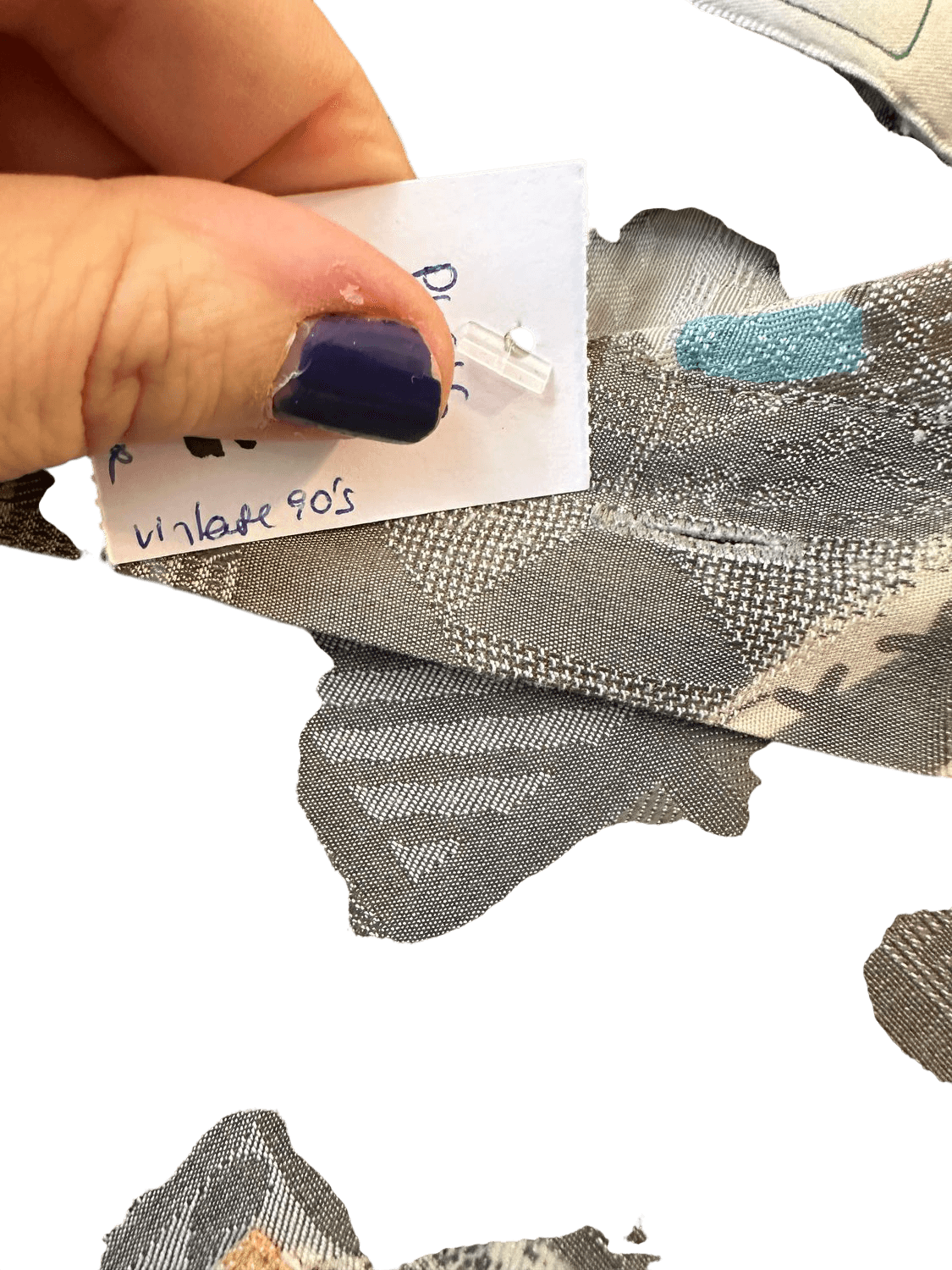 Vintage Eterna Hemd 90er Jahre - Abstraktes Blumenmuster 5