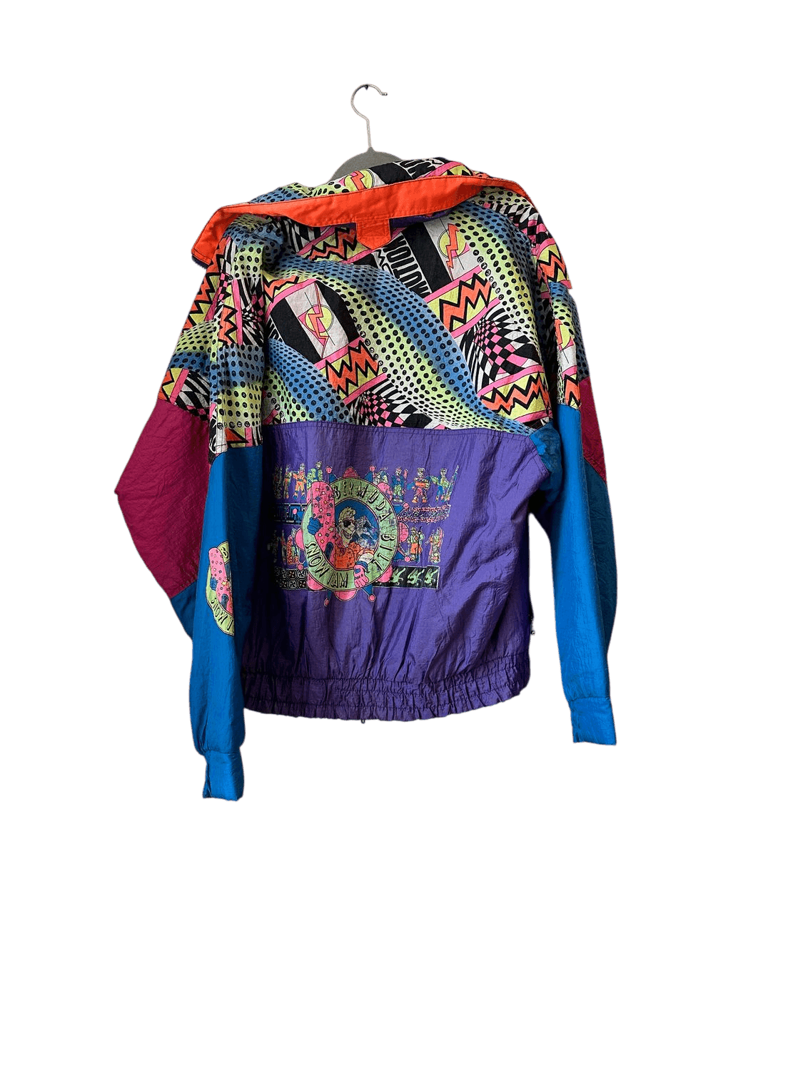 Vintage Bermuda Ball Snow Team Multicolor Ski Jacket 3