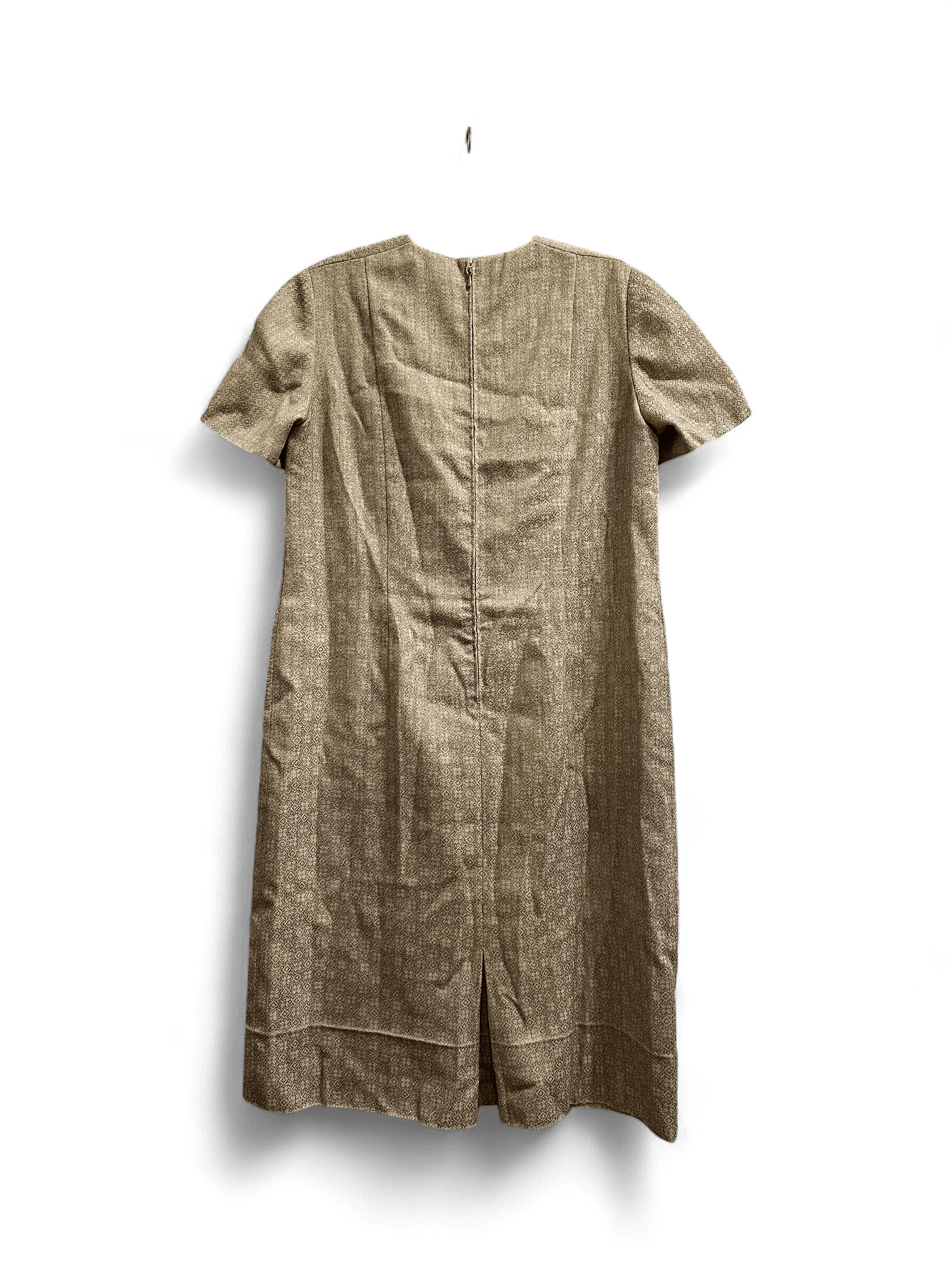 Handmade Wolle Shift Dress with Unique Front Detail - Size L 2