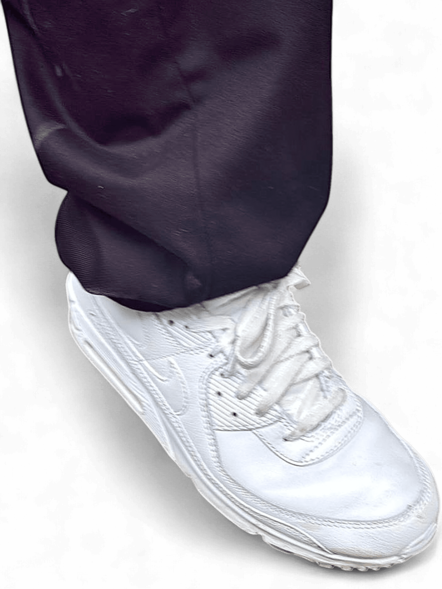 Nike Air Max 90 White Sneakers - Classic Athletic Shoes 1