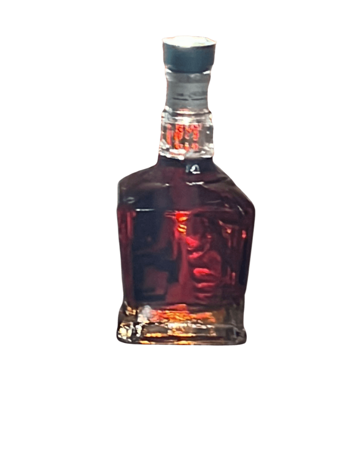 Disaronno Decorative Glass Bottle with Embossed Face Design 9