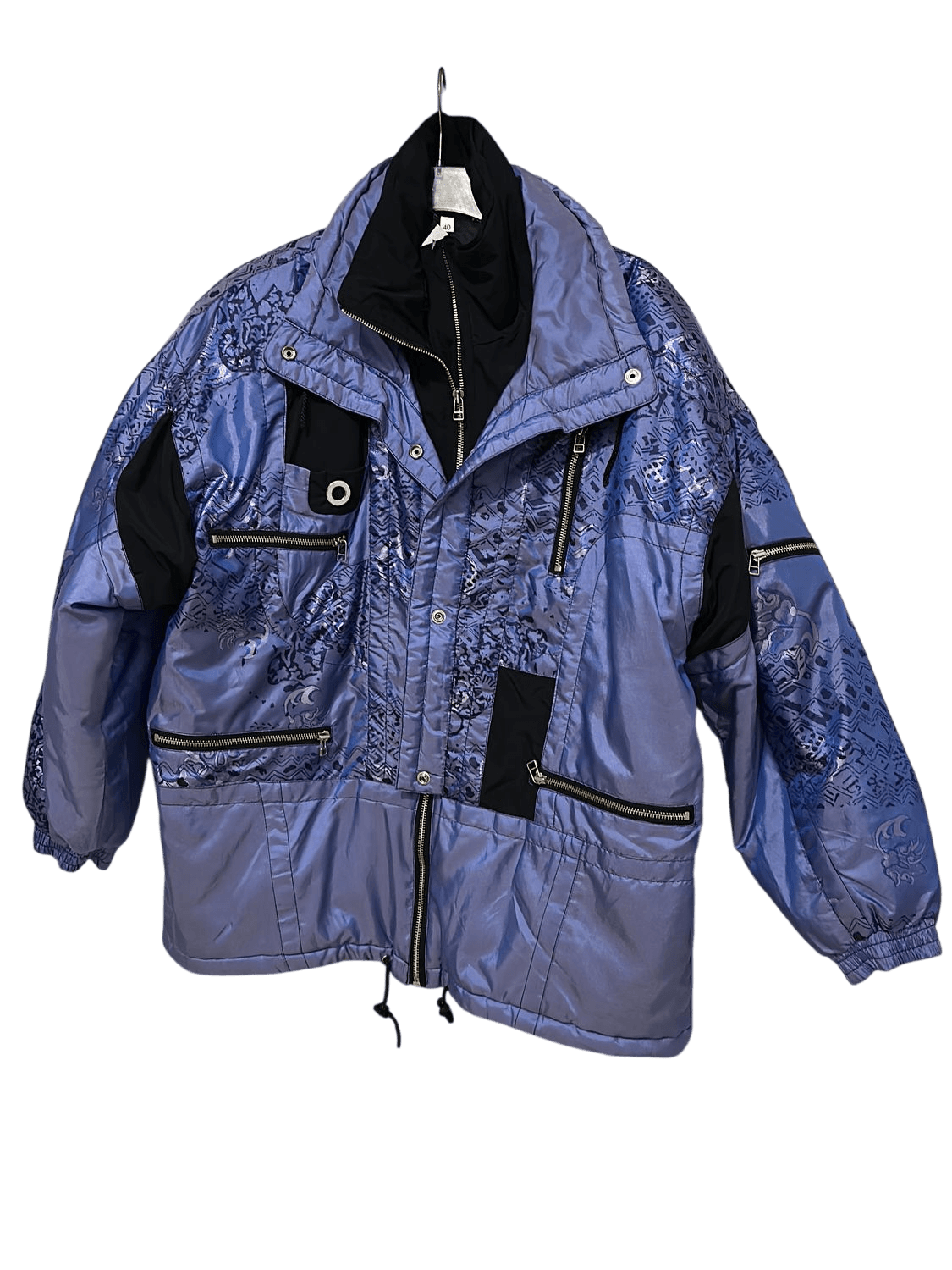 Vintage PRO Line Blue Ski Jacket & Pants Set - Size 40 2