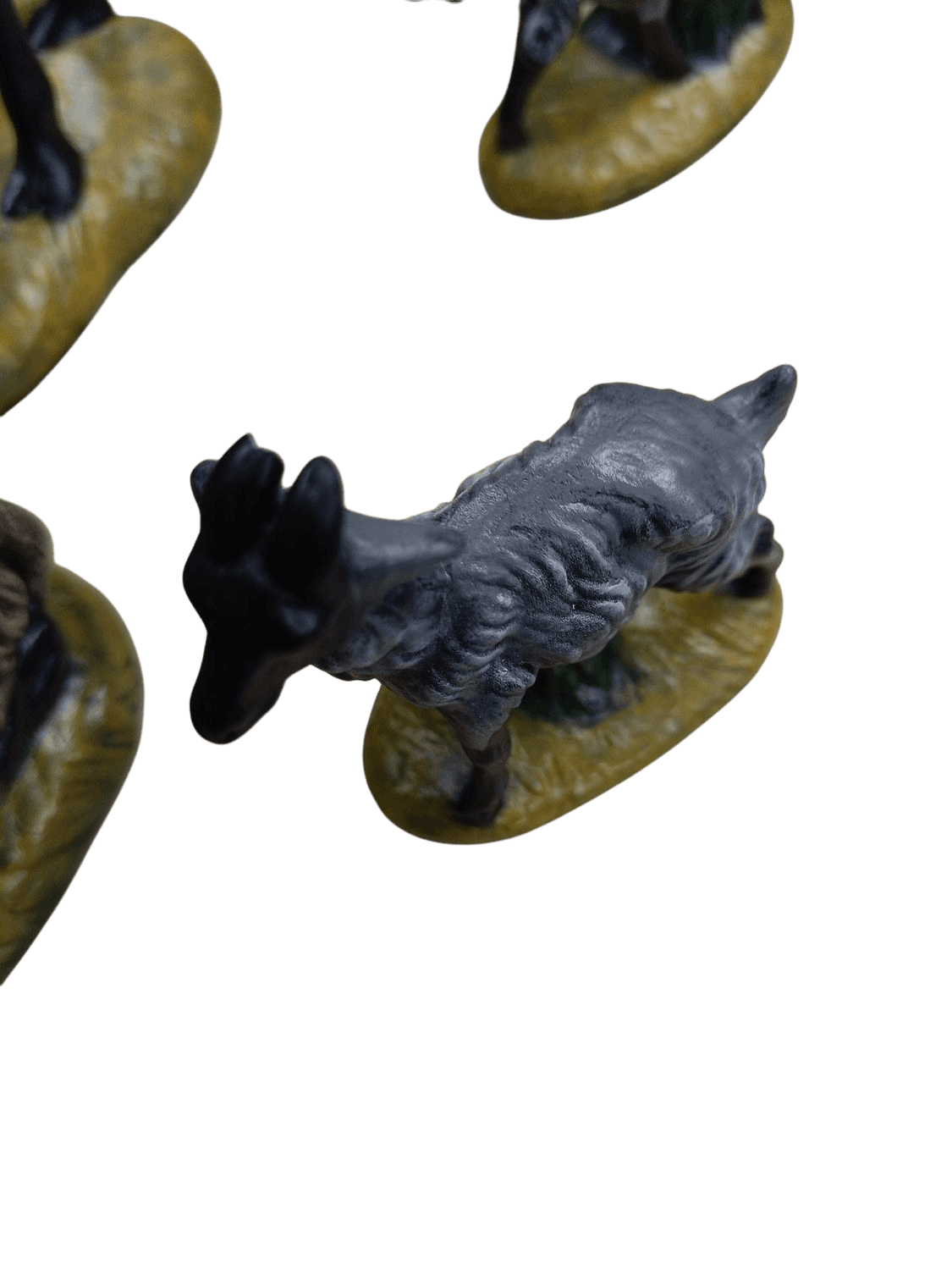 Vintage Black Sheep Figurine - Collectible Farm Animal Toy 1