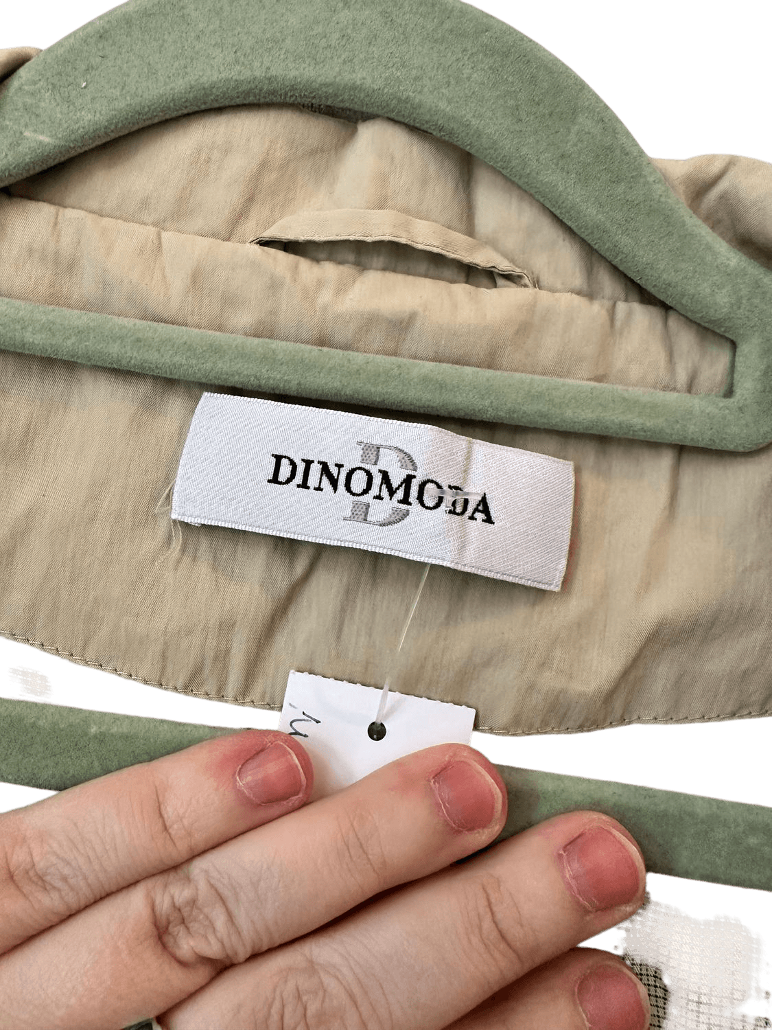 vintage 90s Dinomoda Beige Trench Coat - Size 44 4