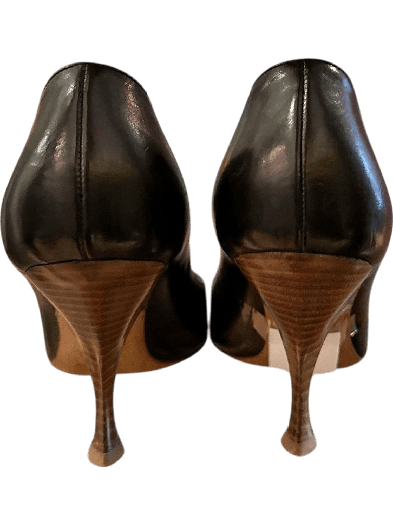 Yves Saint Laurent Leather Heels - Size 37 5