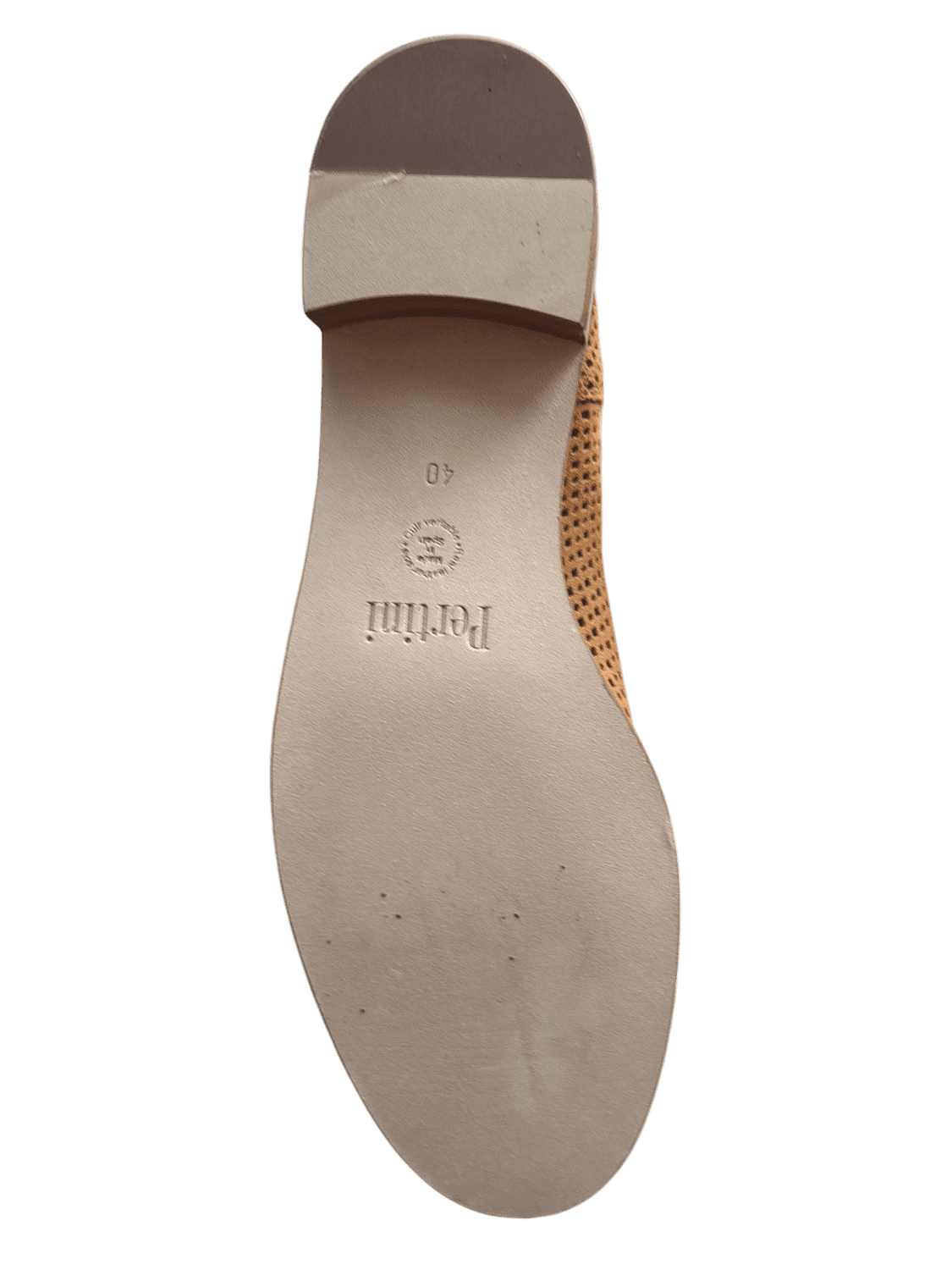 Pertini Perforated Suede Chelsea Boots - Size 40 3