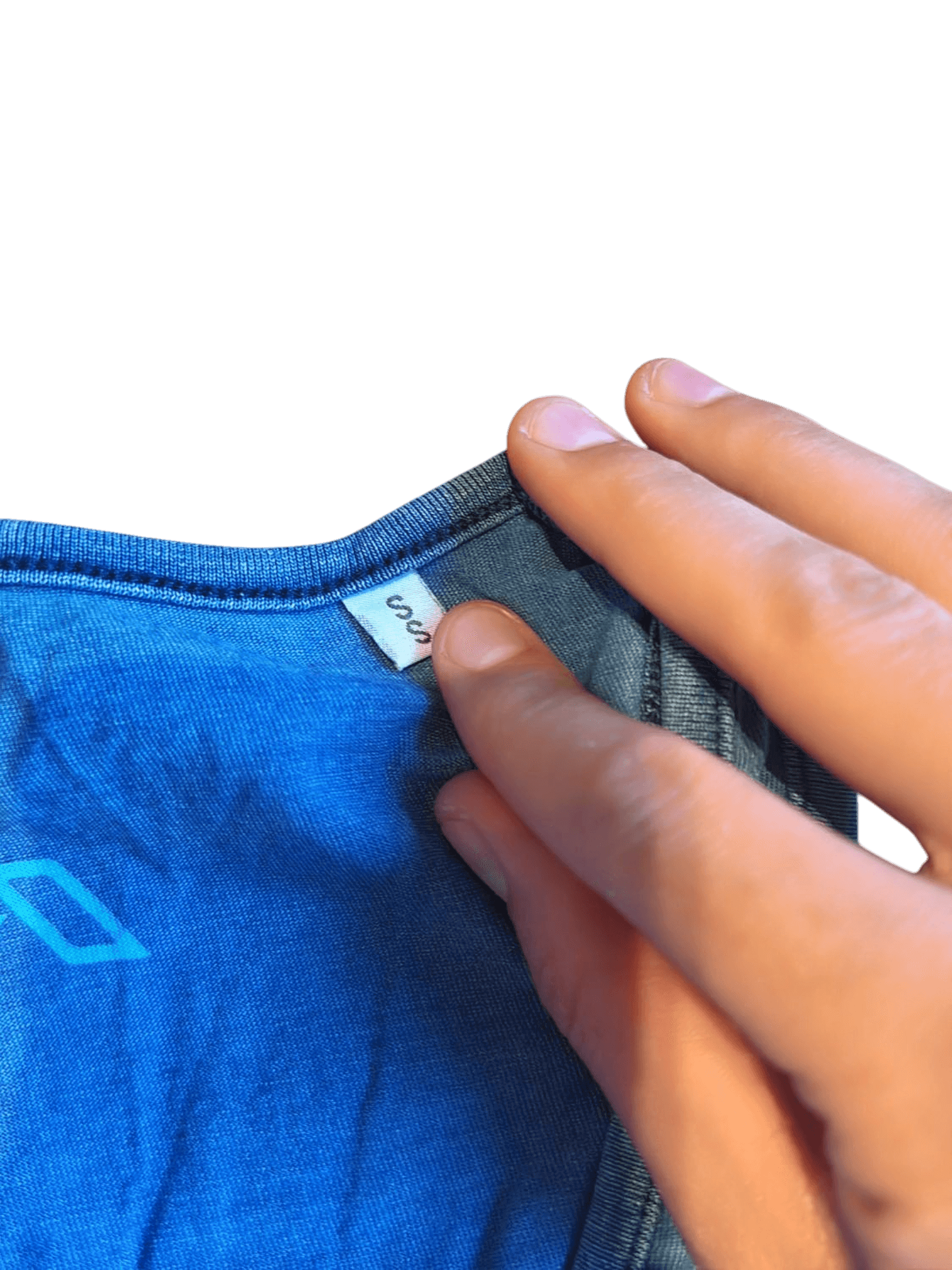 Blue Athletic Tank Top with Logo - Size S 2