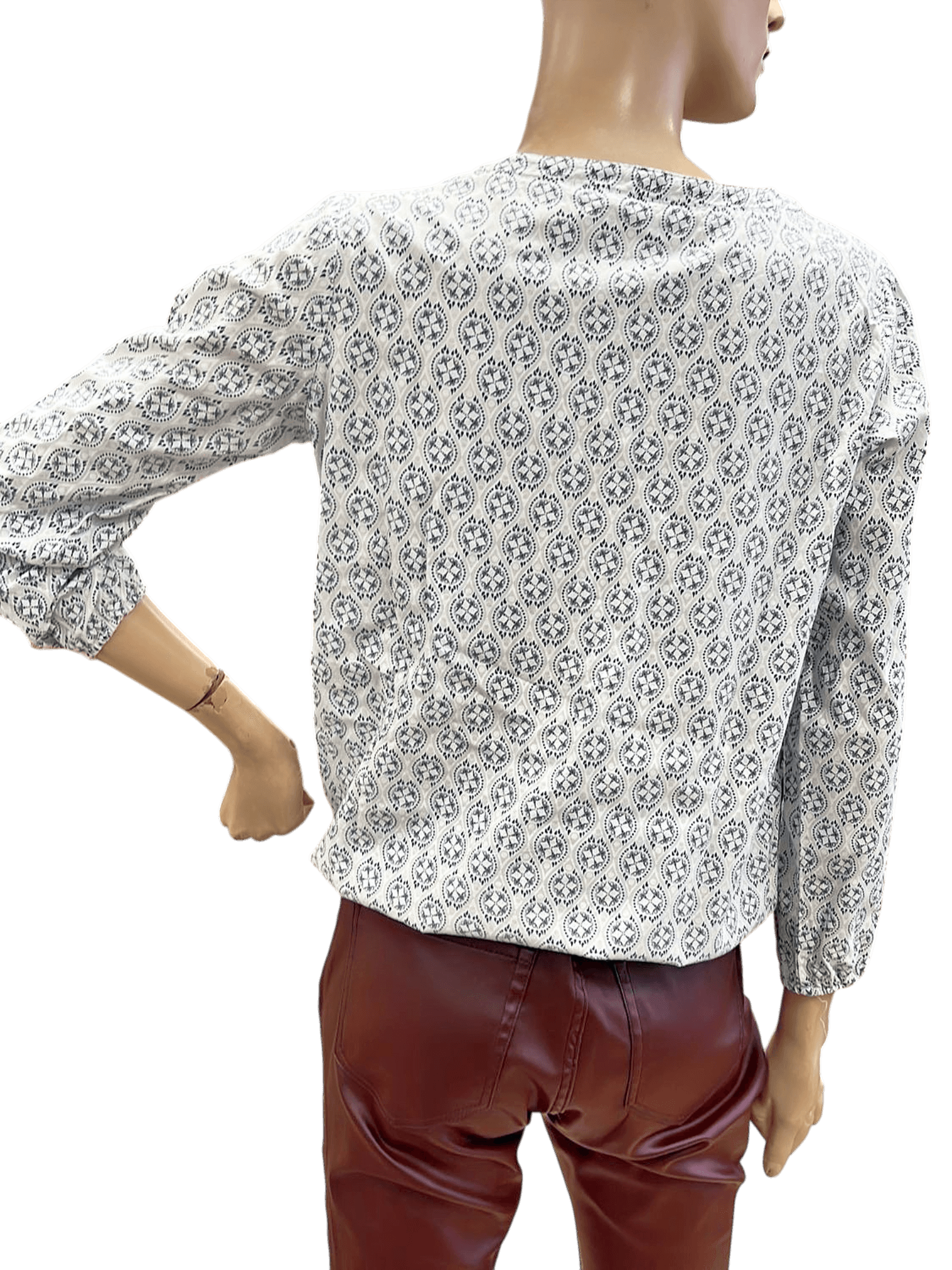 Colloseum gemusterte Bluse - XS 2