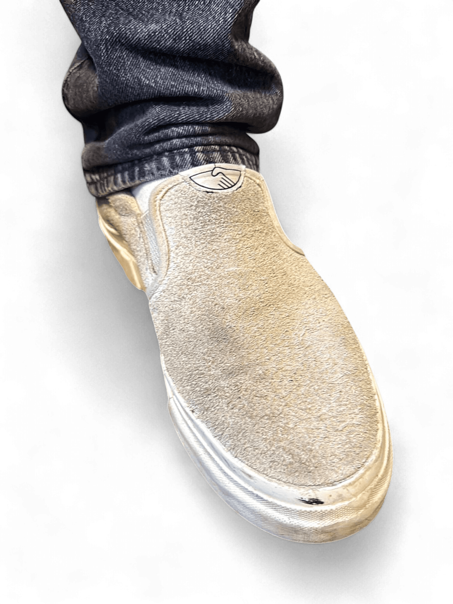 SWC Beige Suede Slip-On Sneakers - Casual Skate Style 2
