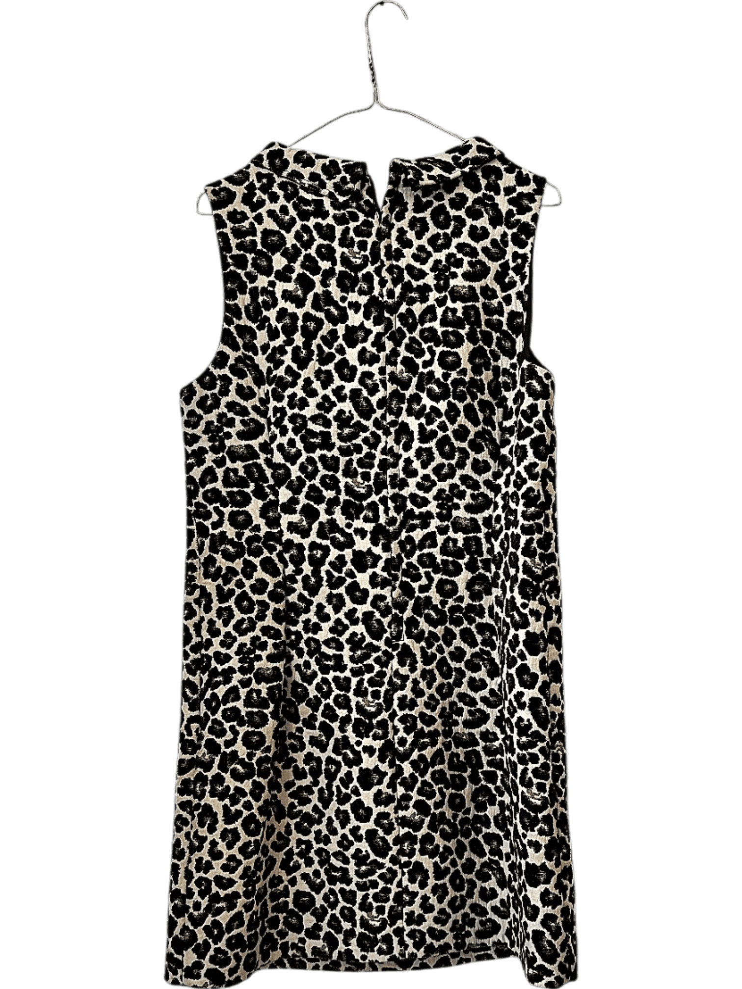 Leopard Print Shift Dress - Size M 2