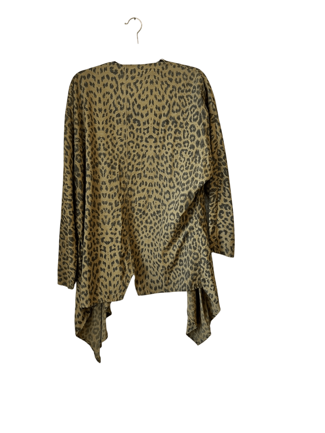 vintage 80s Leopard Print Open-Front Cardigan - Size M 3