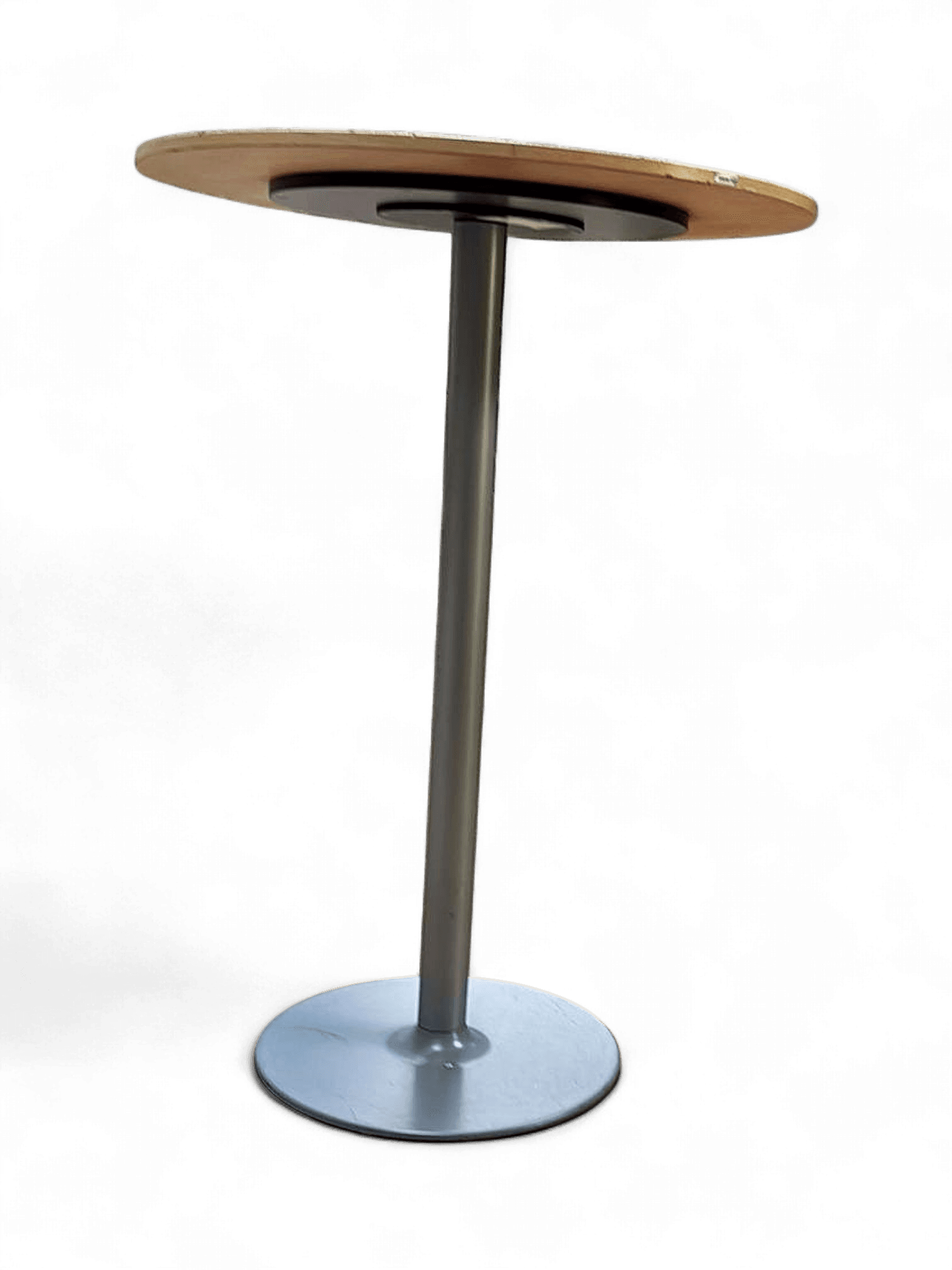 Round High Table with Metal Base 2