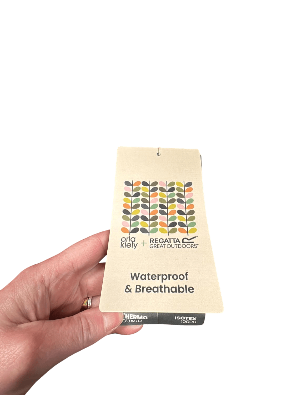 Orla Kiely x Regatta Waterproof Jacket - Red Daisy Print - UK 10 4