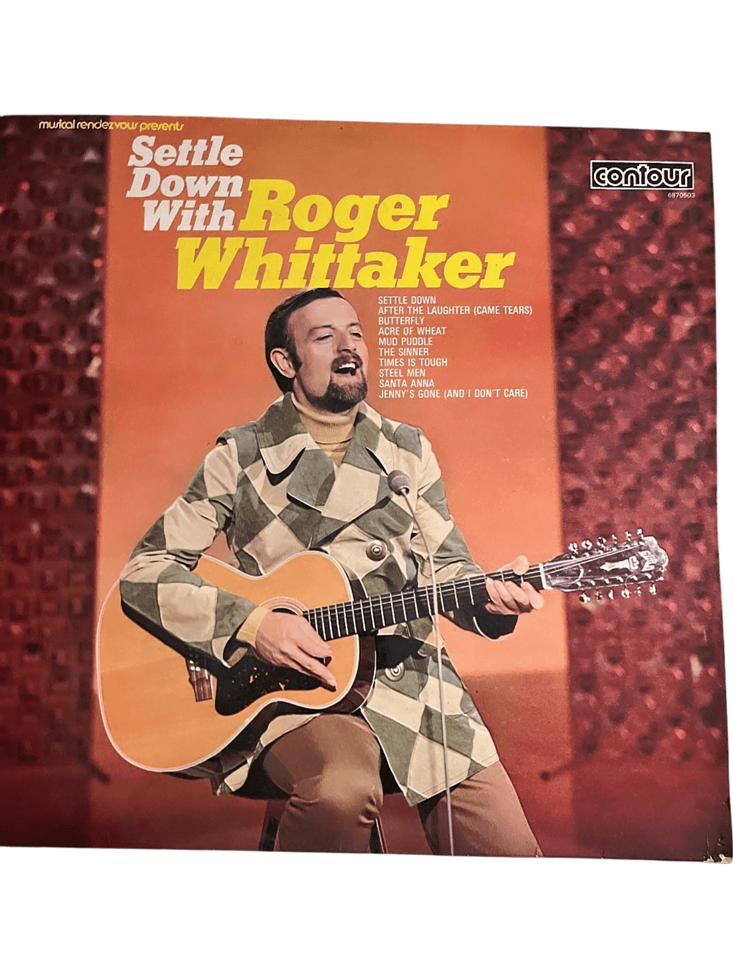 Vintage Roger Whittaker LP 'Settle Down With Roger Whittaker' - Folkmusik 1