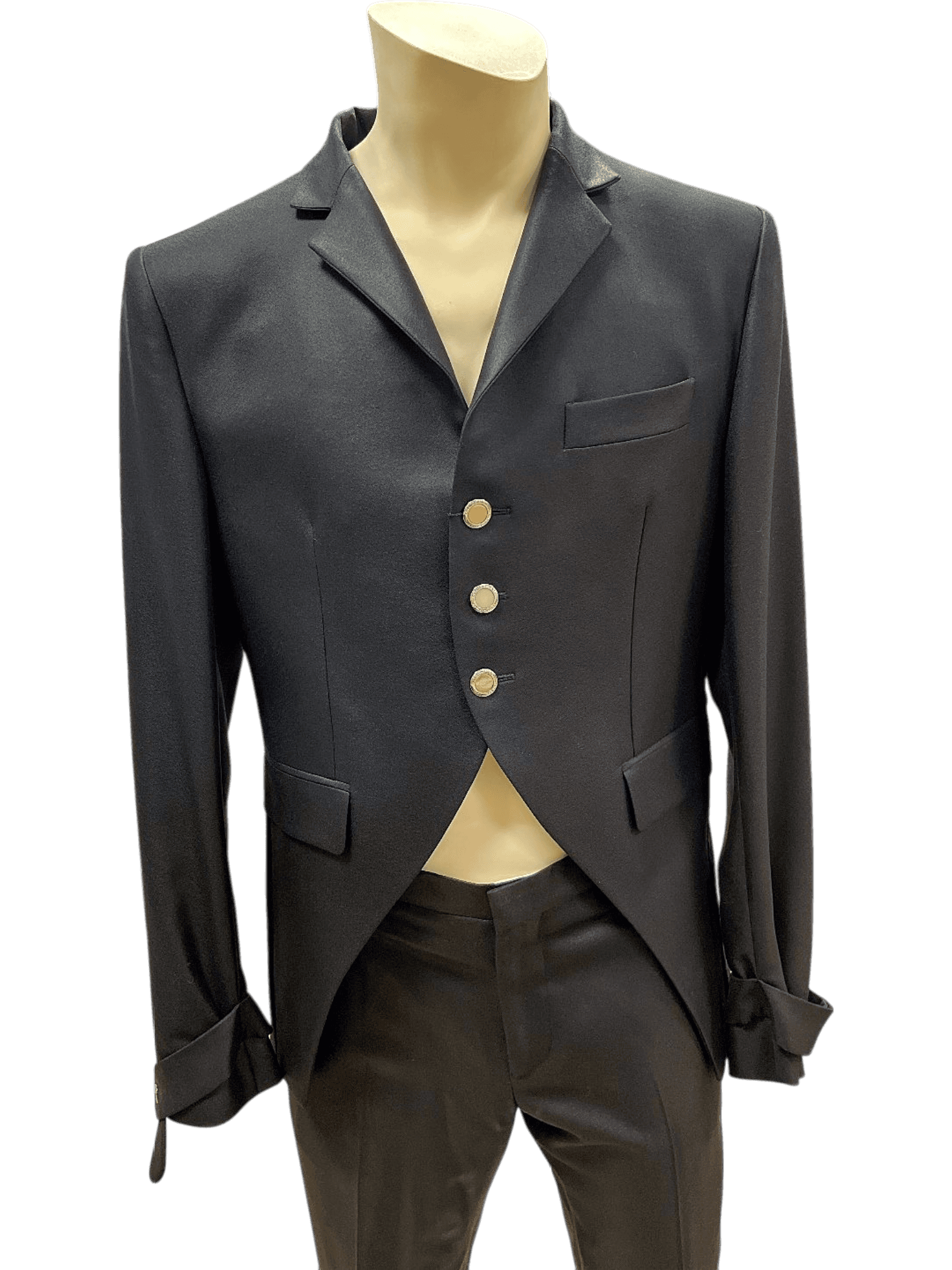 Eleganter schwarzer Herren-Frack - Formelle Abendgarderobe 4