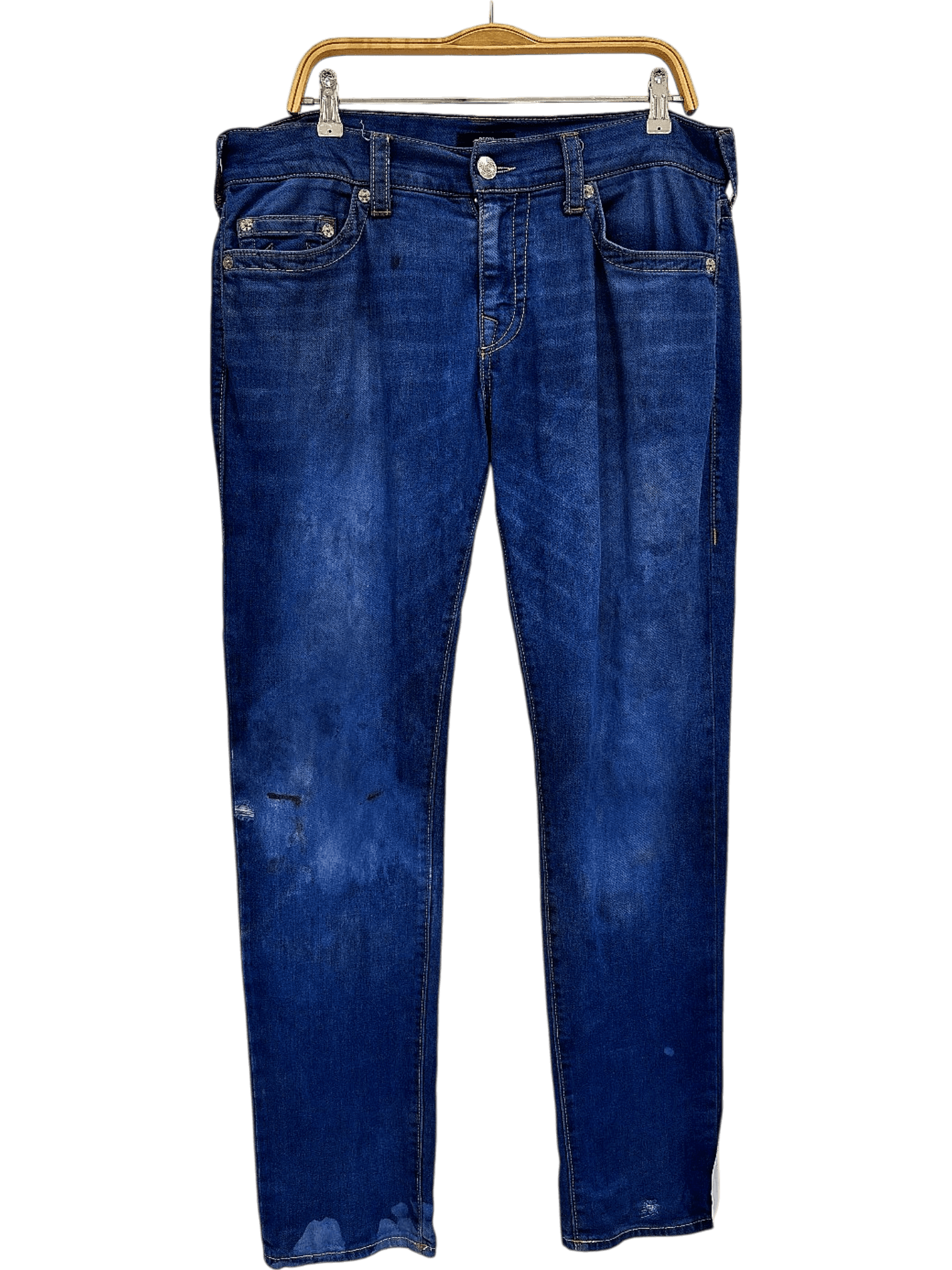 True Religion Rocco Relaxed Skinny Jeans - Size 32 1