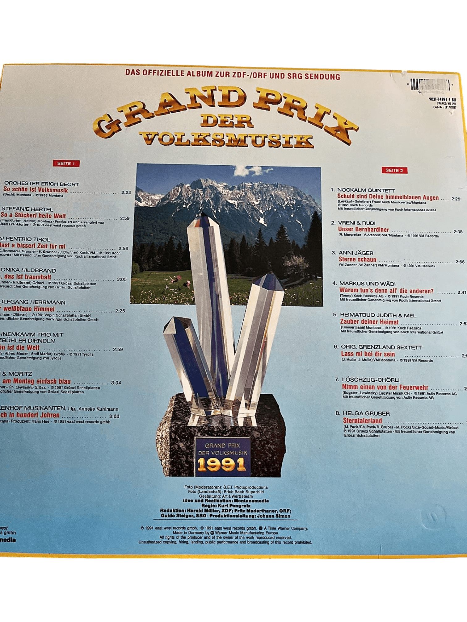 Grand Prix der Volksmusik 1991 Album 2