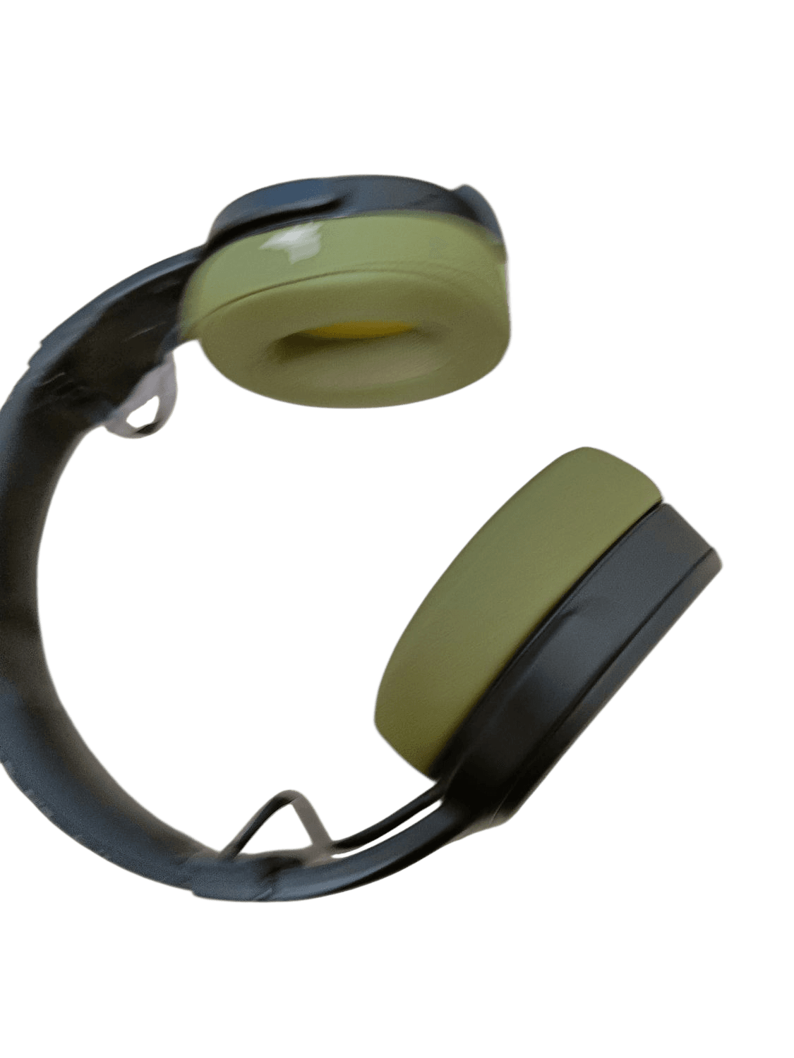 Over-Ear Headphones with Olive Green Cushions