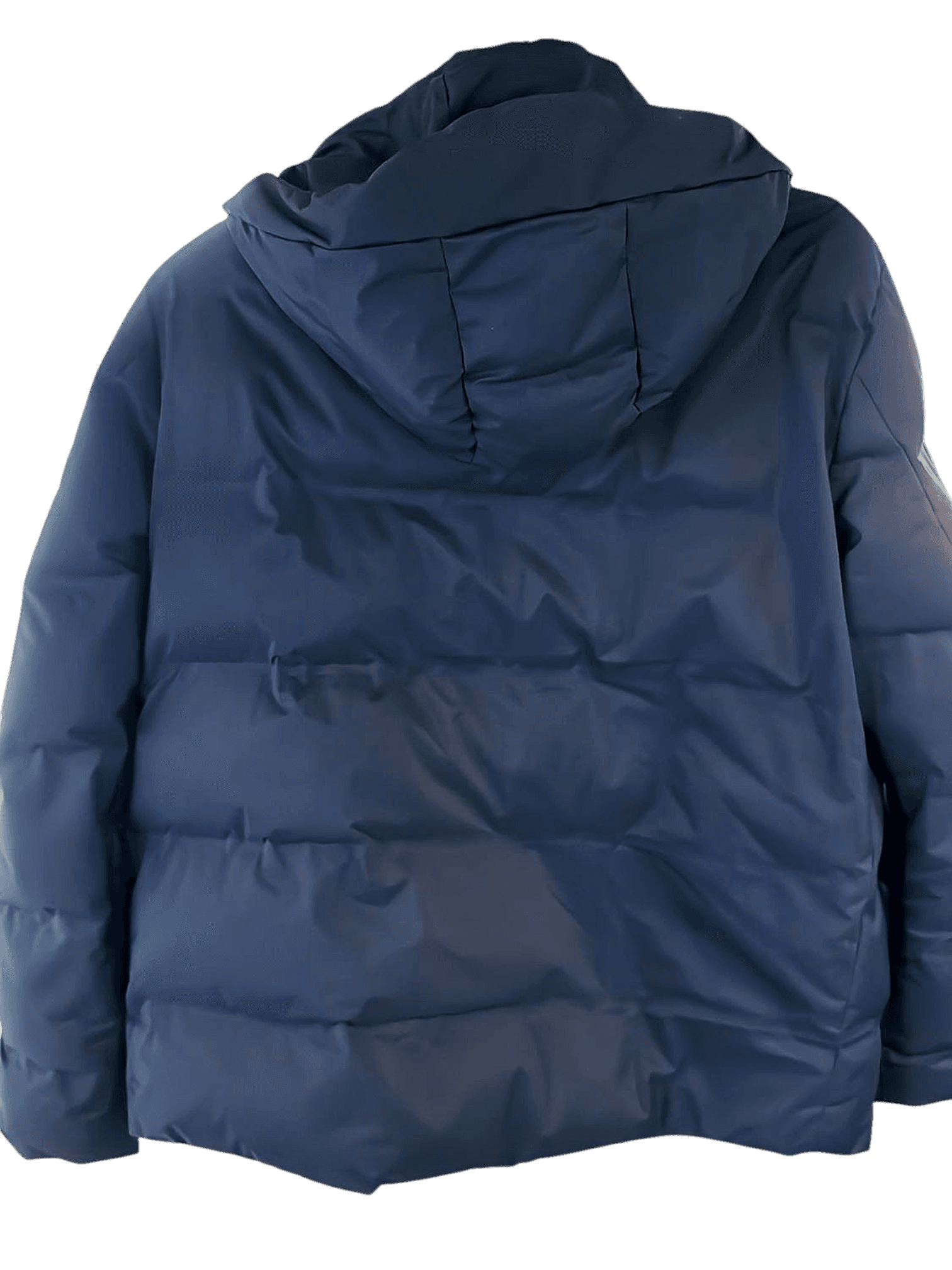 C&A Navy Blue Padded Parka Jacket with Hood - Size M 4