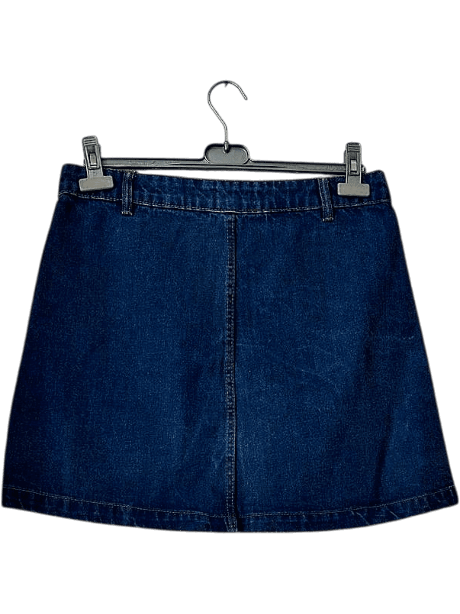 SKIRT Denim Mini Skirt with Front Zip - Size IT 46 / EUR 42 2