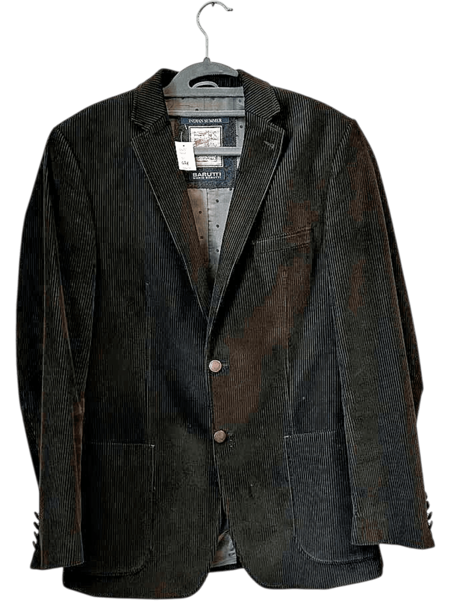 Barutti Black Corduroy Blazer - Indian Summer Collection Slim Line 2