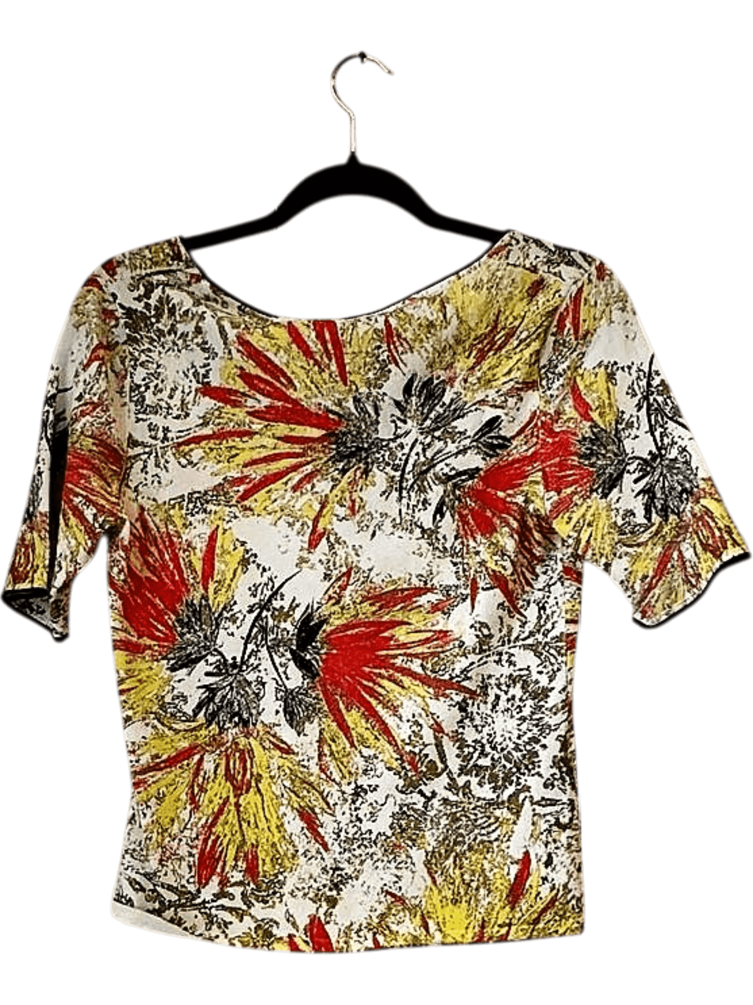 Betty Barclay Floral Print Crop Top - Size SM - New with Tags 2
