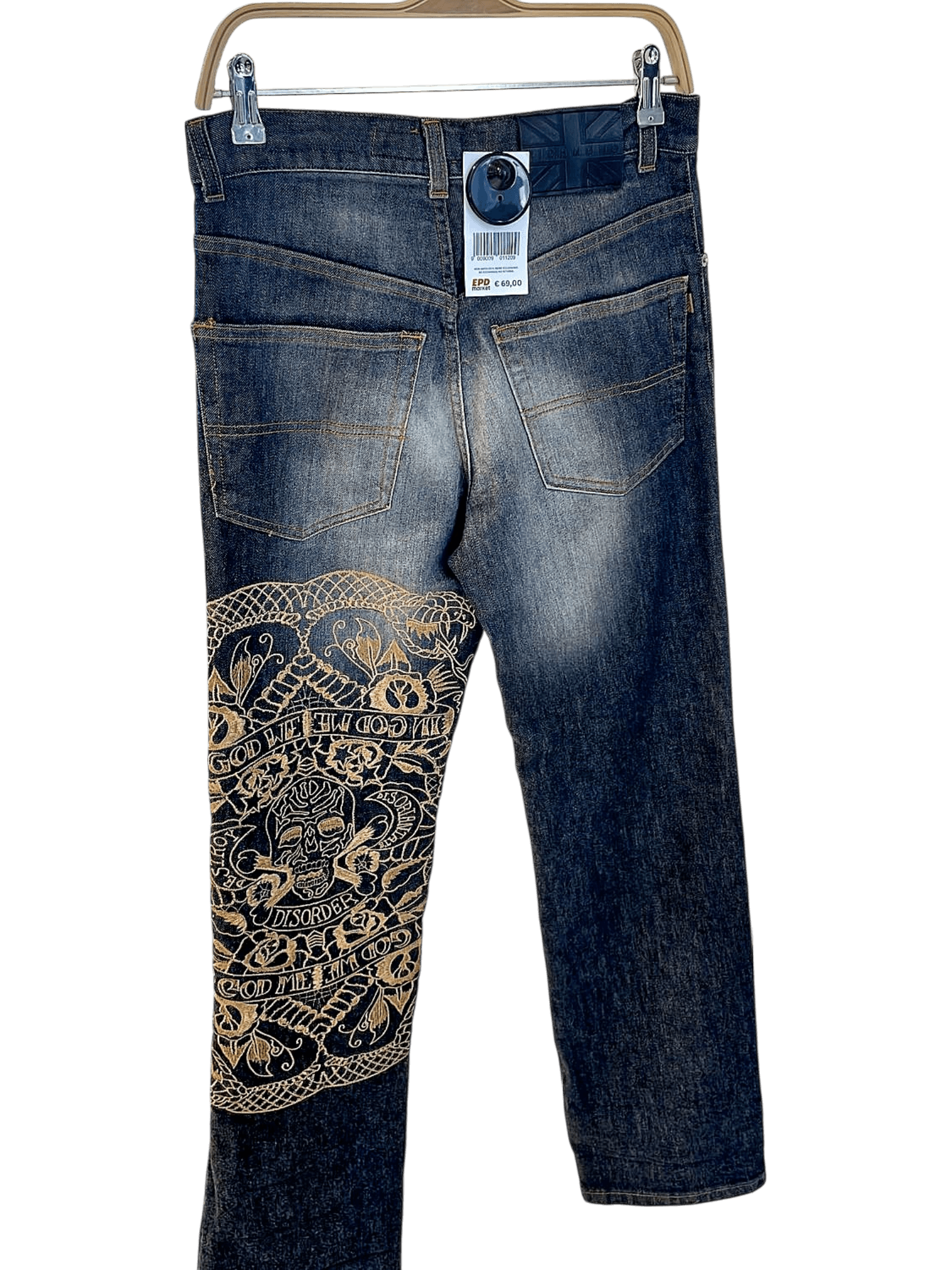Richmond Denim Jeans with Decorative Skull Design 2