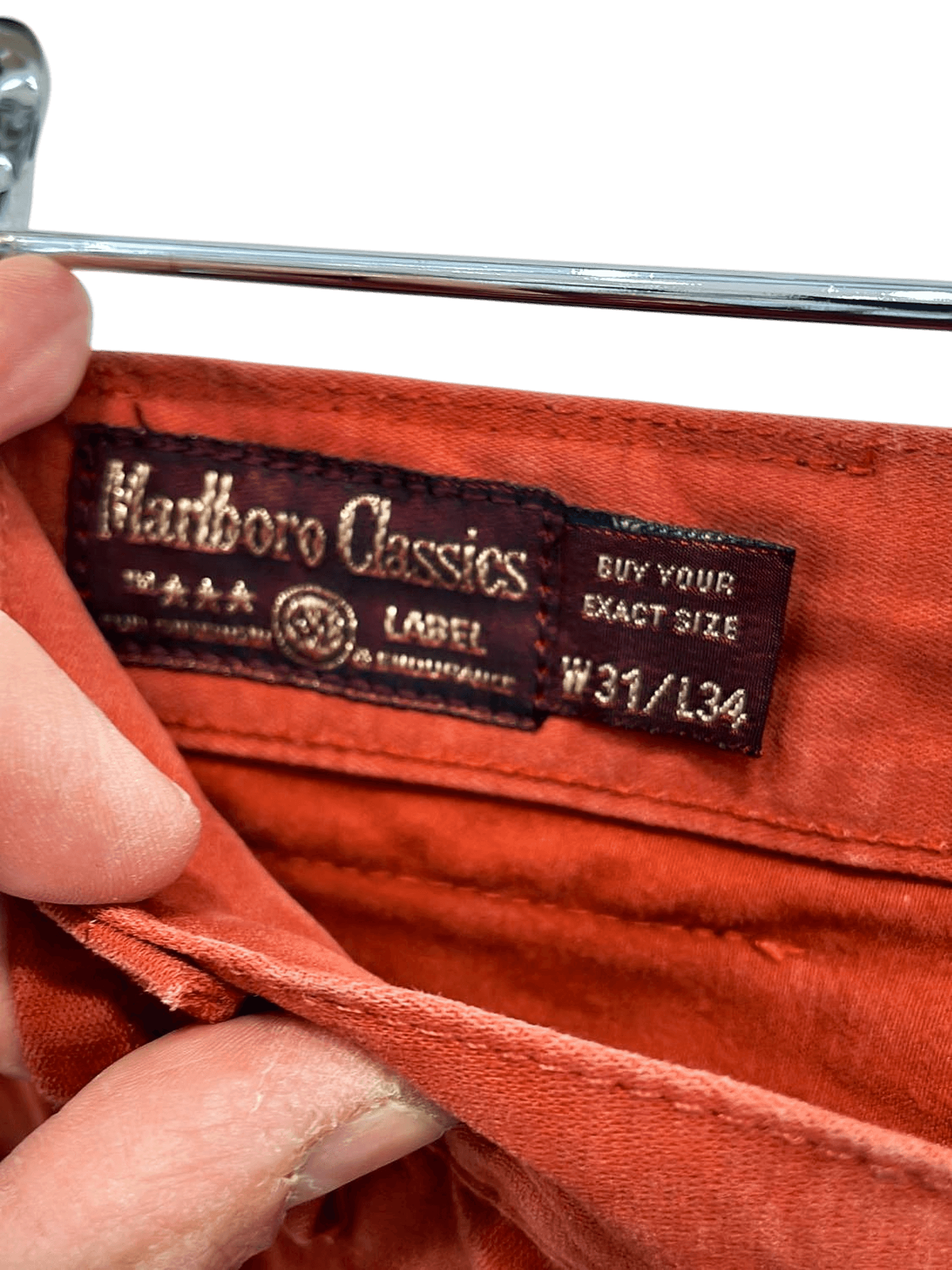 Marlboro Classics Rust Red Trousers - Size W31/L34 3