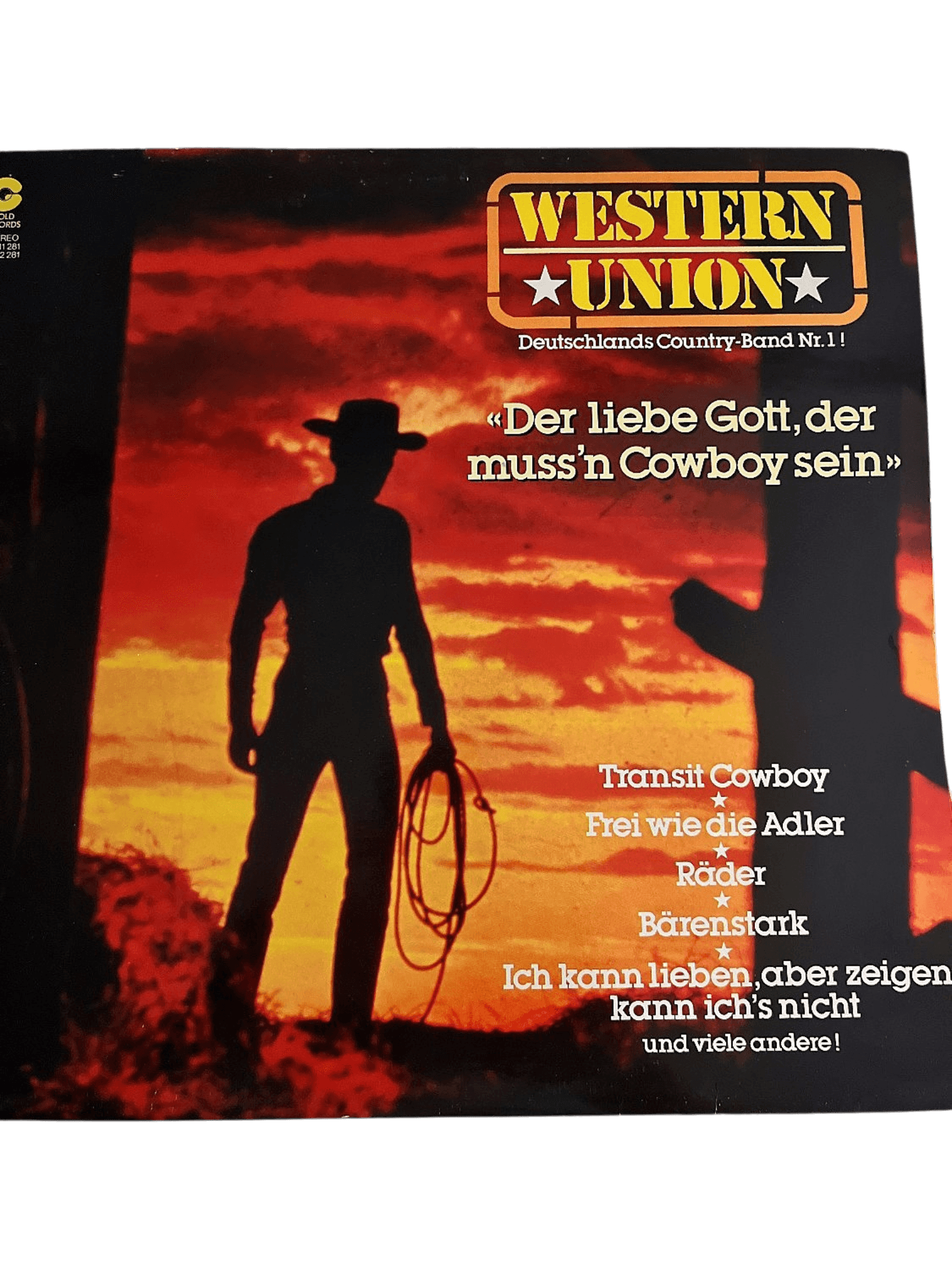 Western Union - Der liebe Gott, der muss'n Cowboy sein LP 1