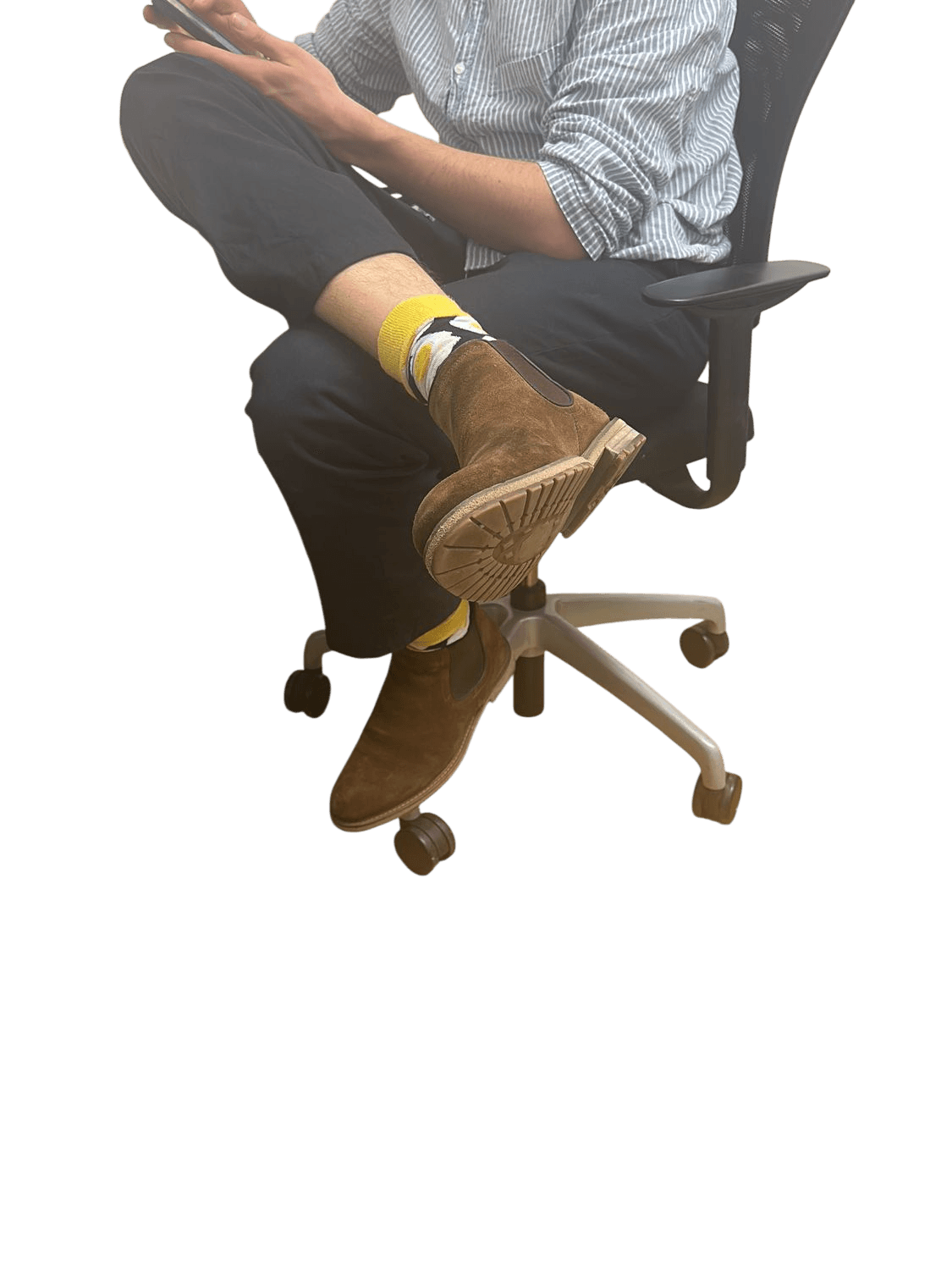 Brown Suede Men's Boots - Good Condition