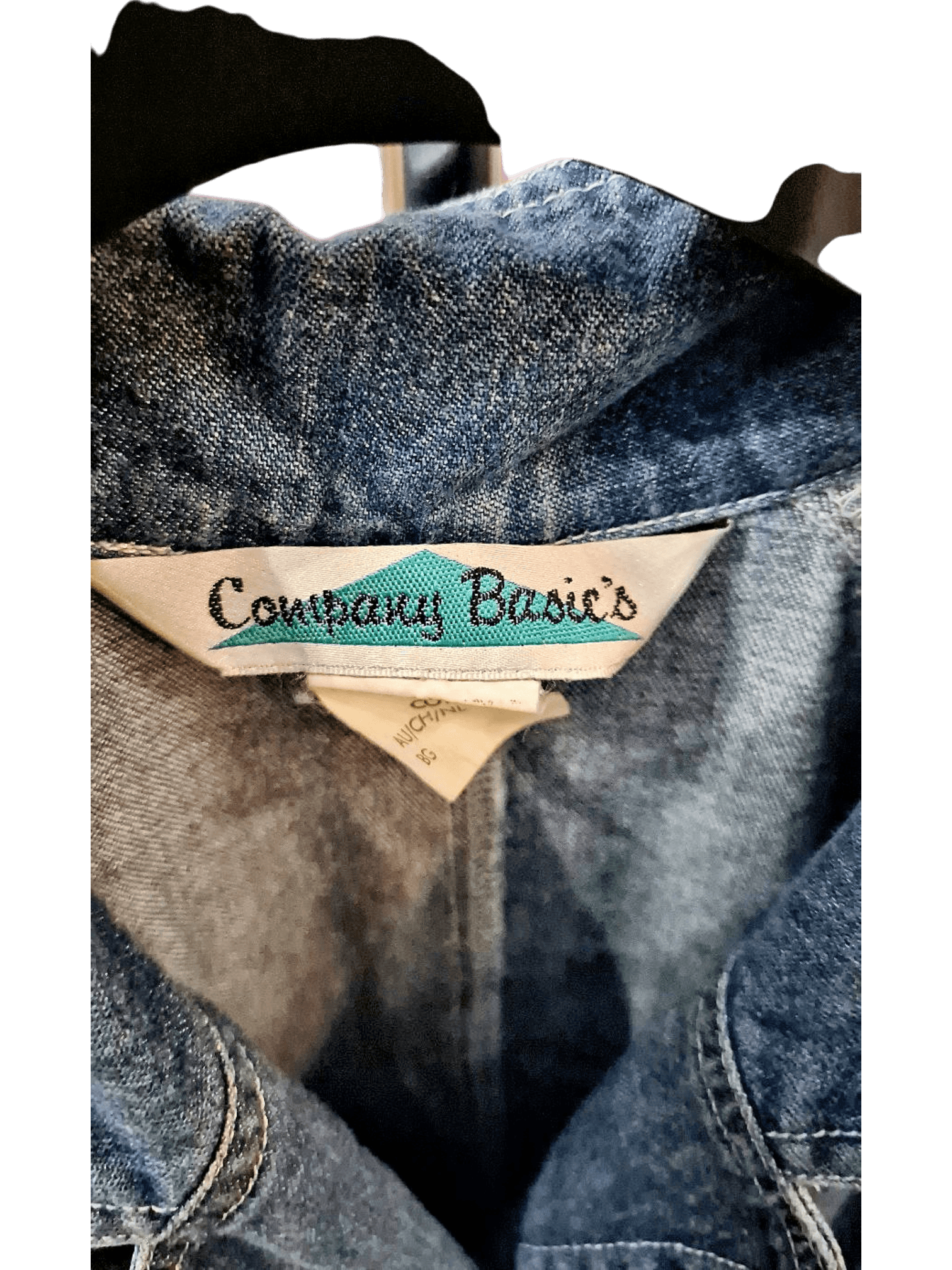 Comfort Factor Vintage Denim Jumpsuit - Short Sleeve Button-Up 2