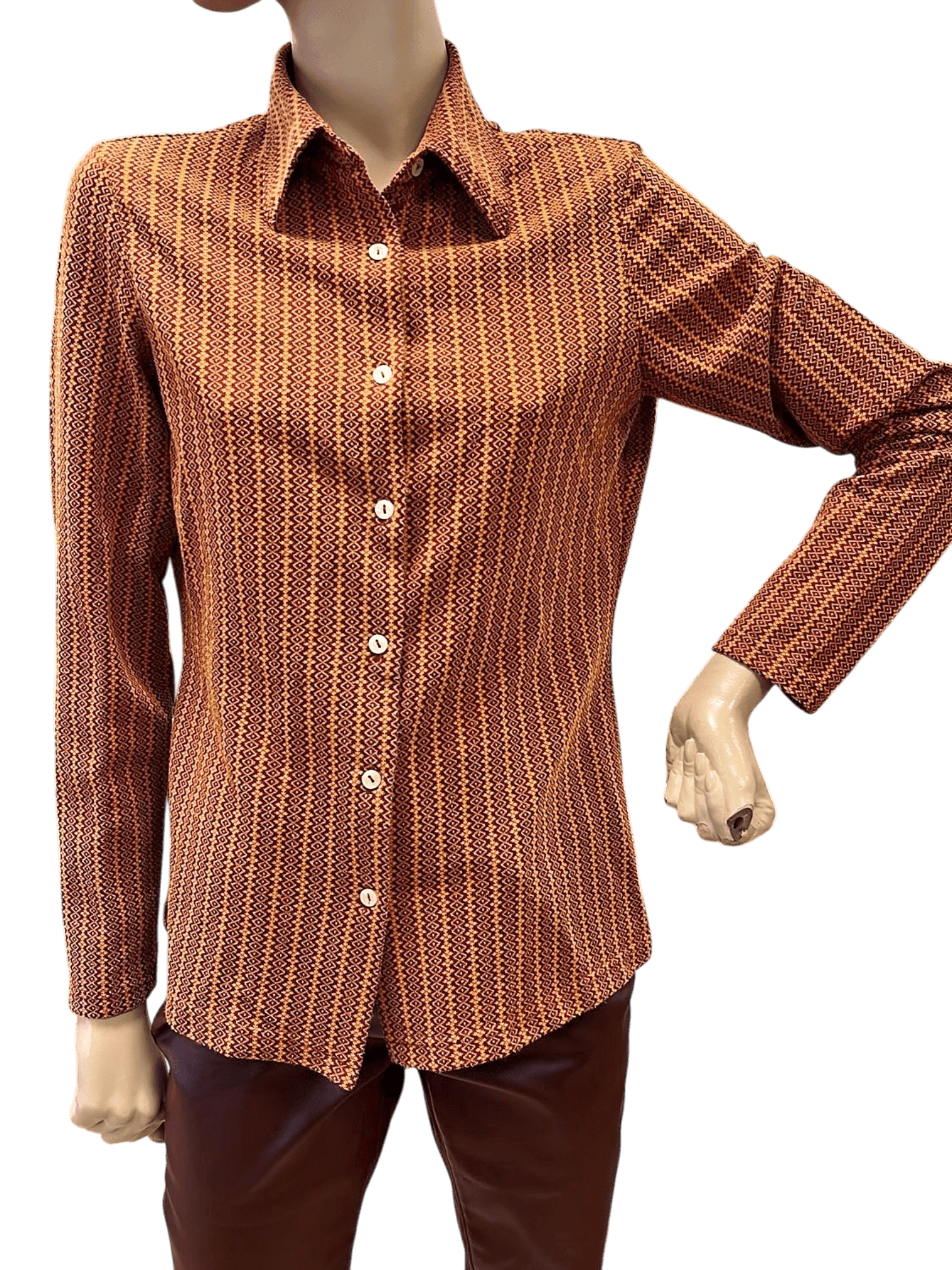 United Colors of Benetton Button-down Hemd mit Muster 1