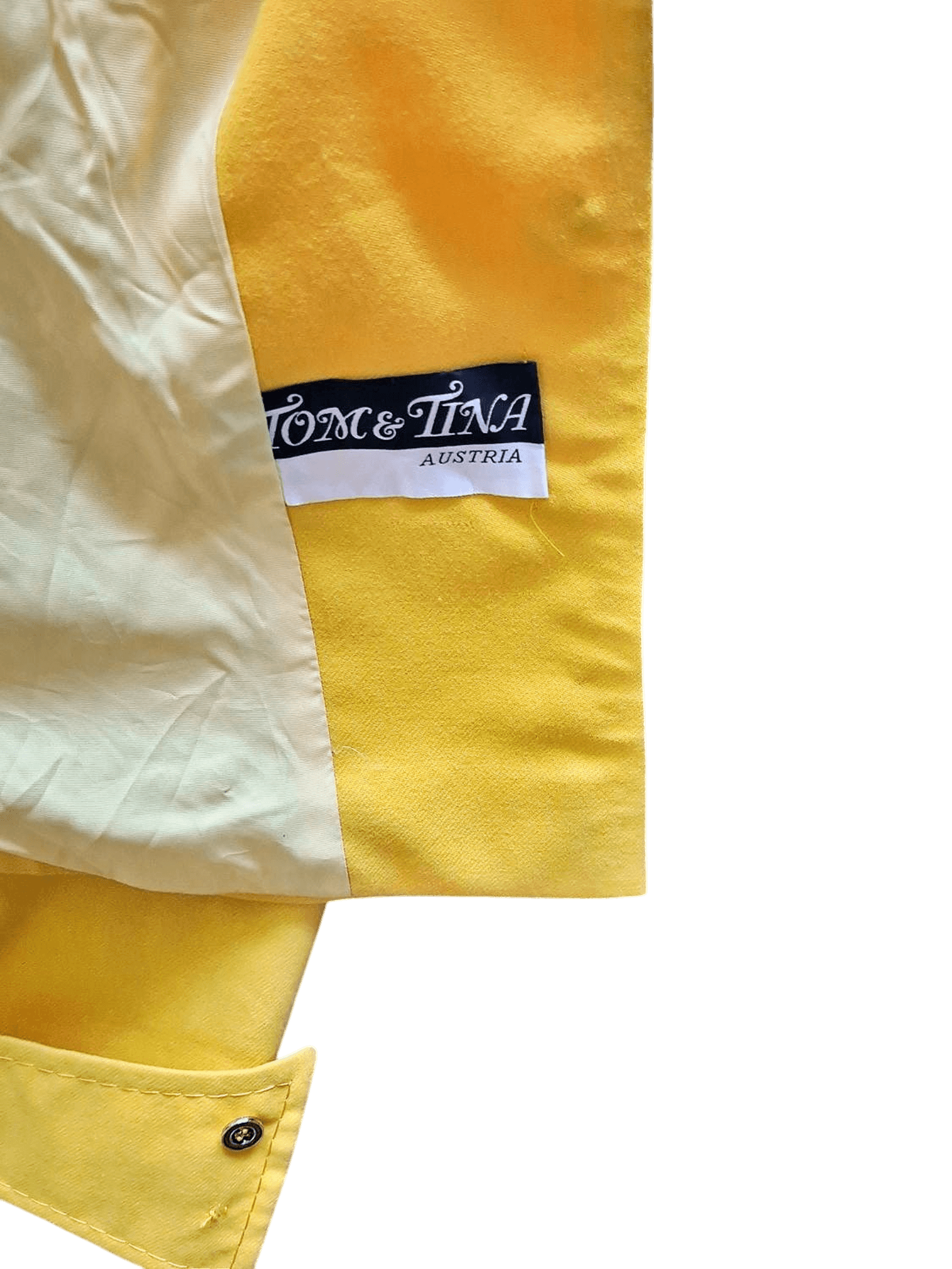Tom & Tina Austria Yellow Button-Up Jacket - Women's 2