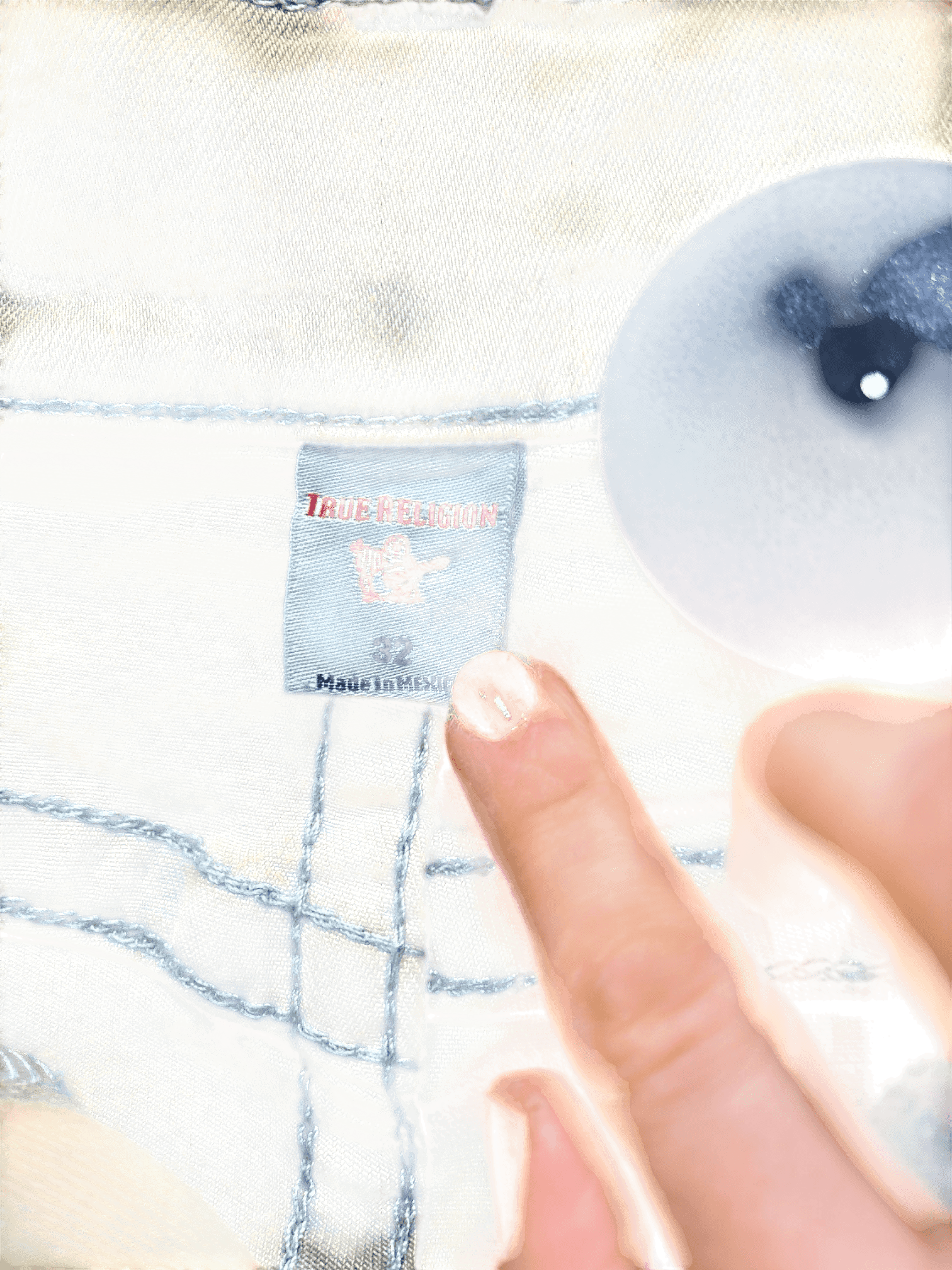 True Religion Beige Jeans - Size 32 3