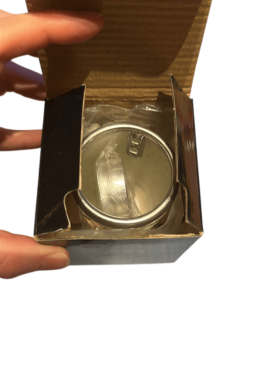 Holy Night Silver Glass Carousel Windlight Candle Holder - Christmas Decoration 3