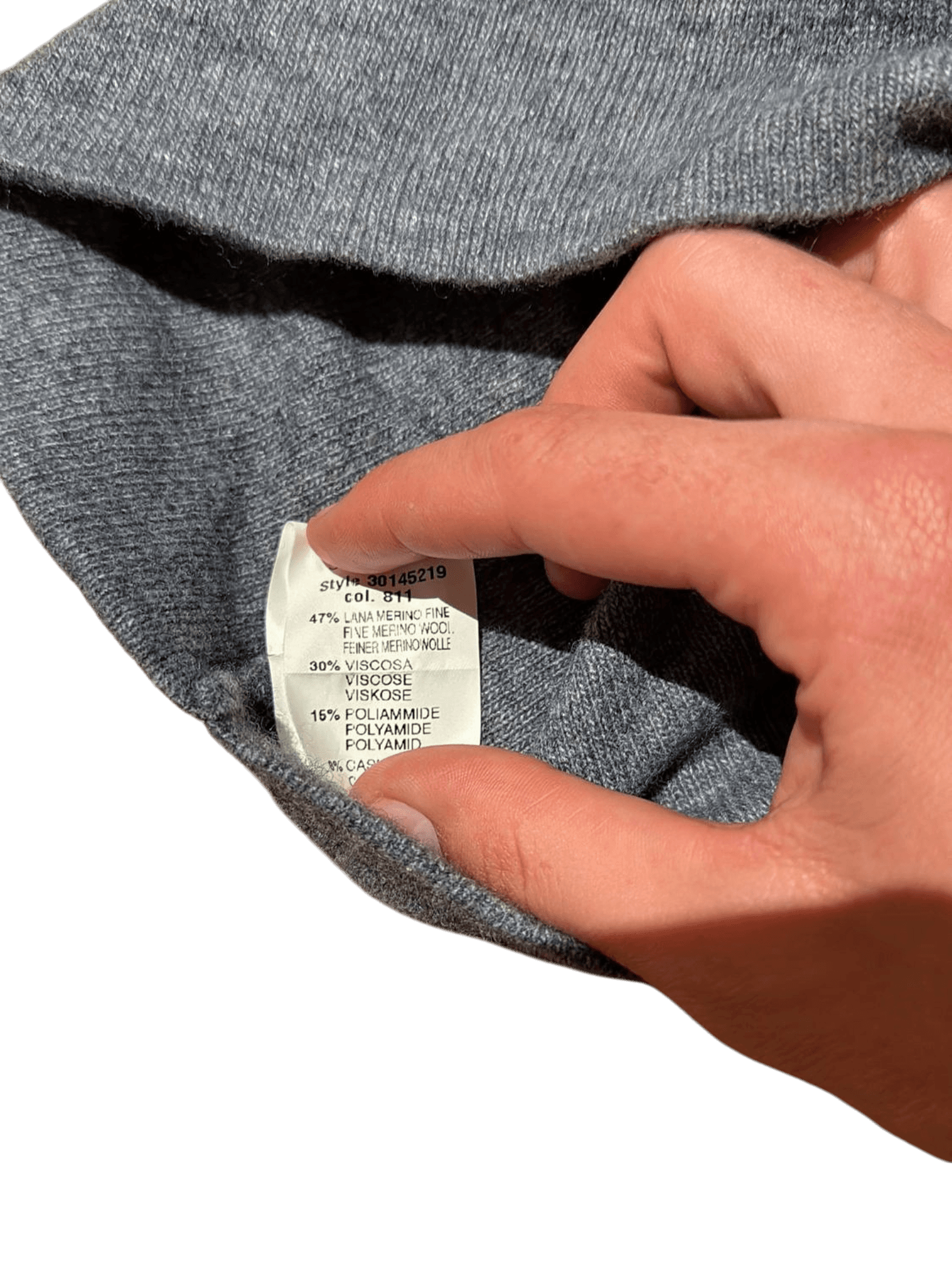 Charcoal Grey Beanie Hat 2